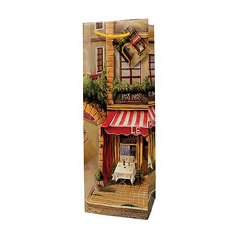 French Bistro Gift Bottle Bag (Pack Of 12)