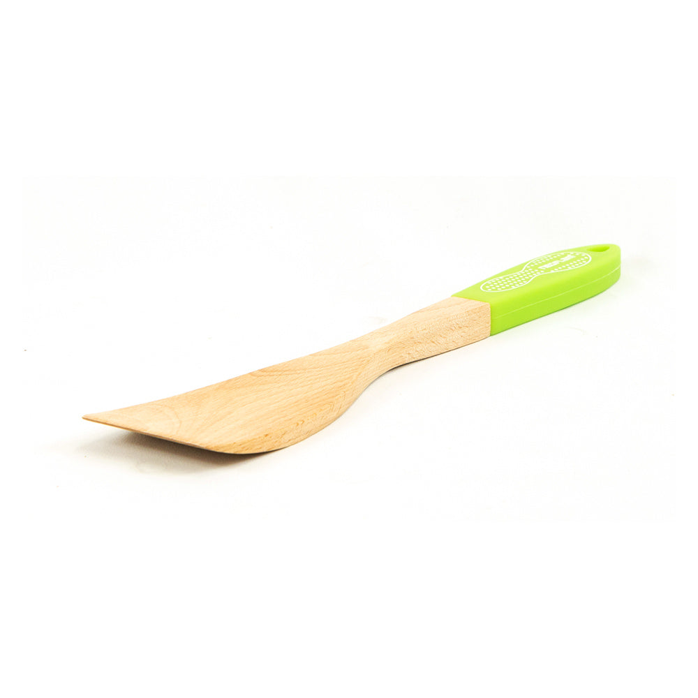 Neoflam Beechwood Turner with Green Silicon Handle