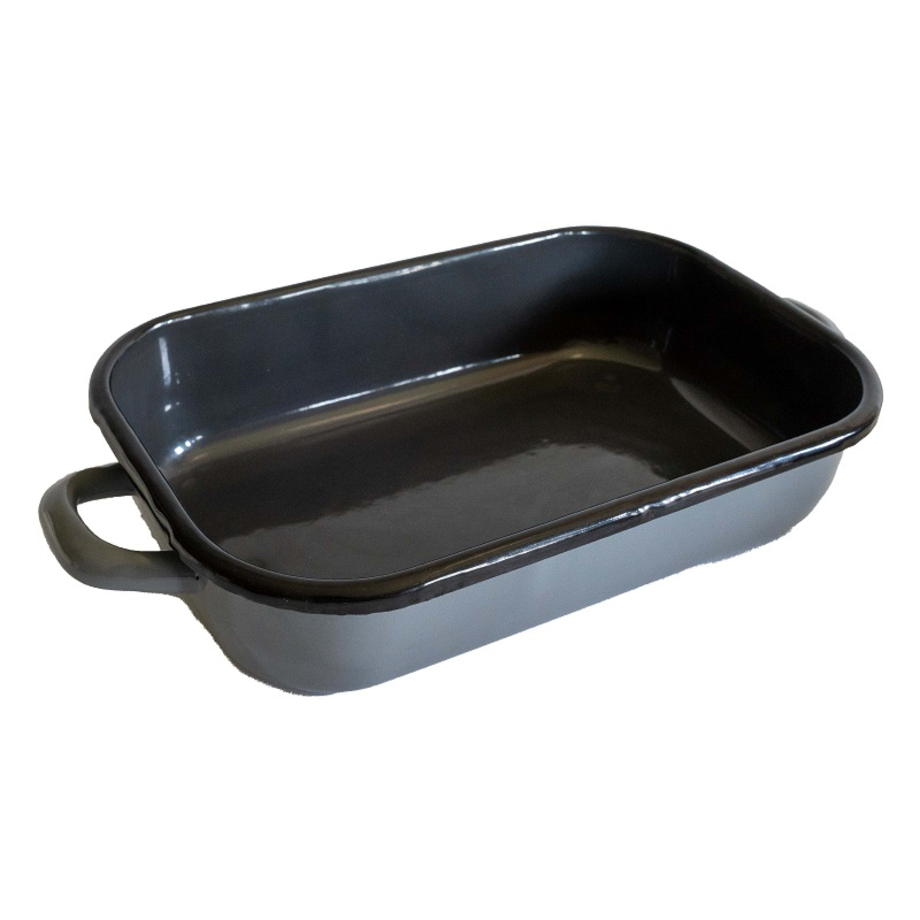 Urban Style Enamelware Induction Baking Dish 26x16.5x6cm 2.2L - Grey