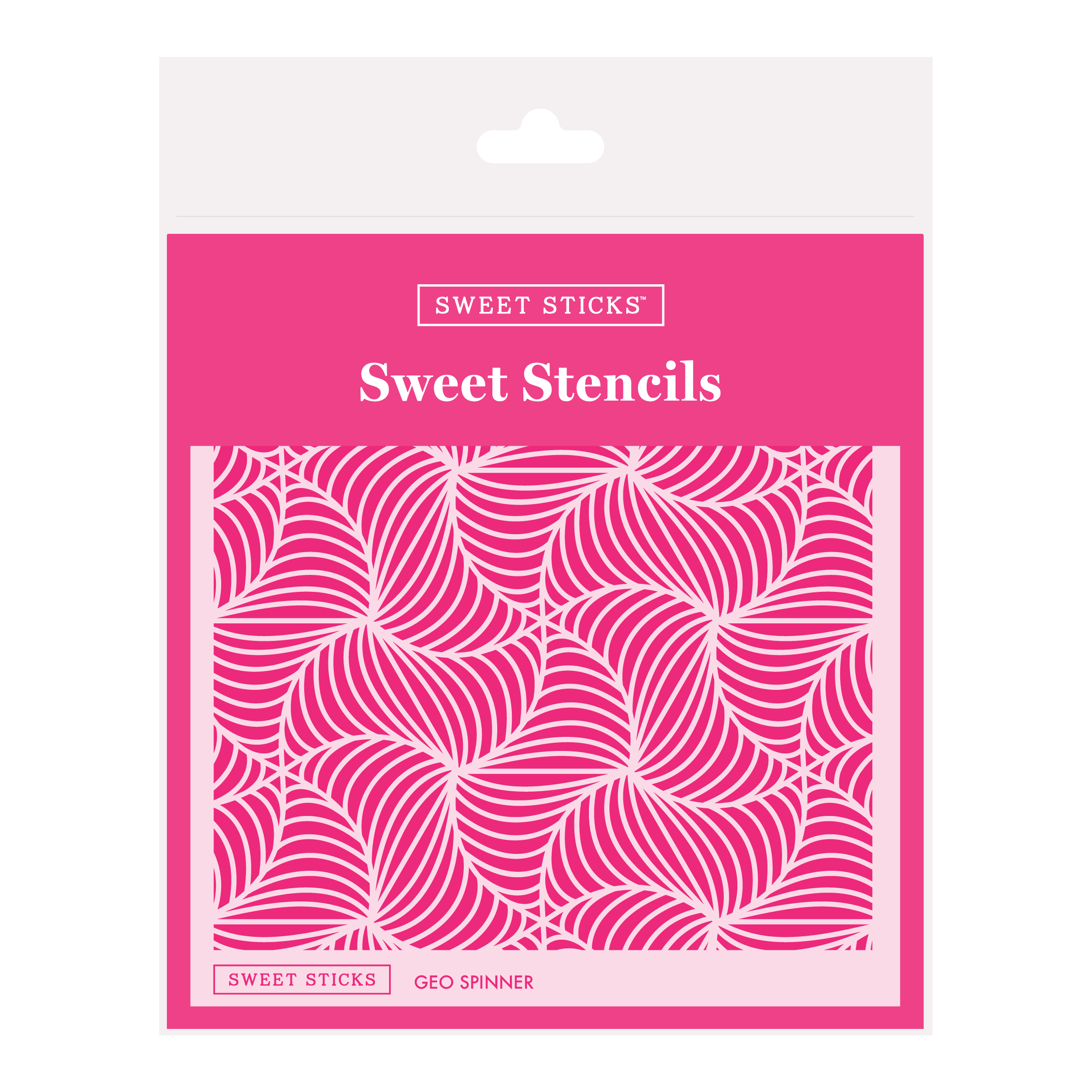 SWEET STICKS Sweet Stencils Assortment Range - Geo Spinner