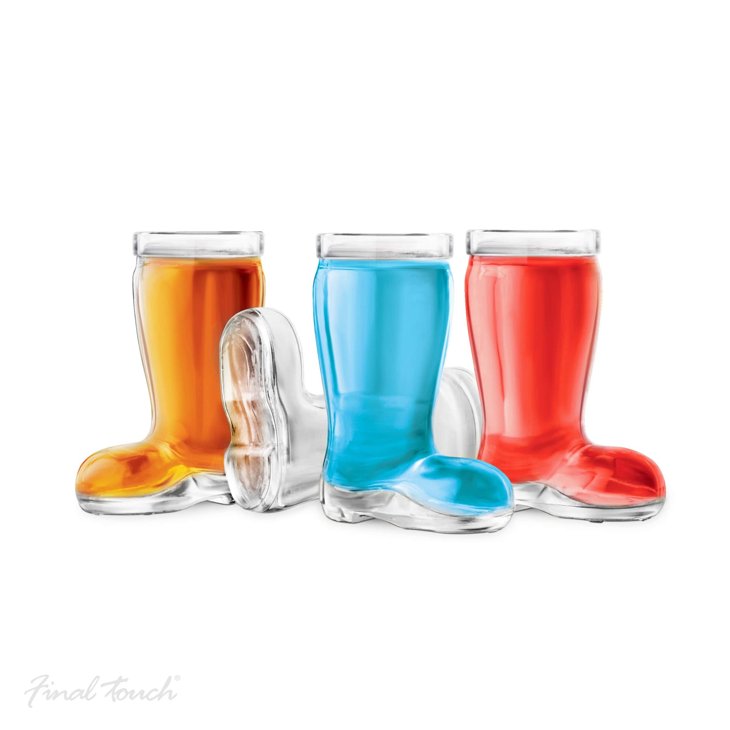 Final Touch Boot Shot Glasses – Set Of 4