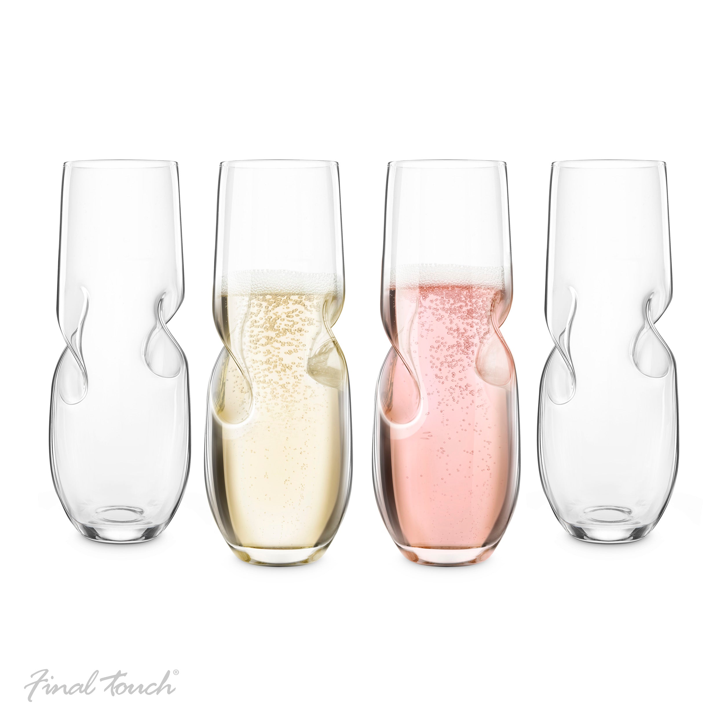 Conundrum Bubbles Glass Set Of 4