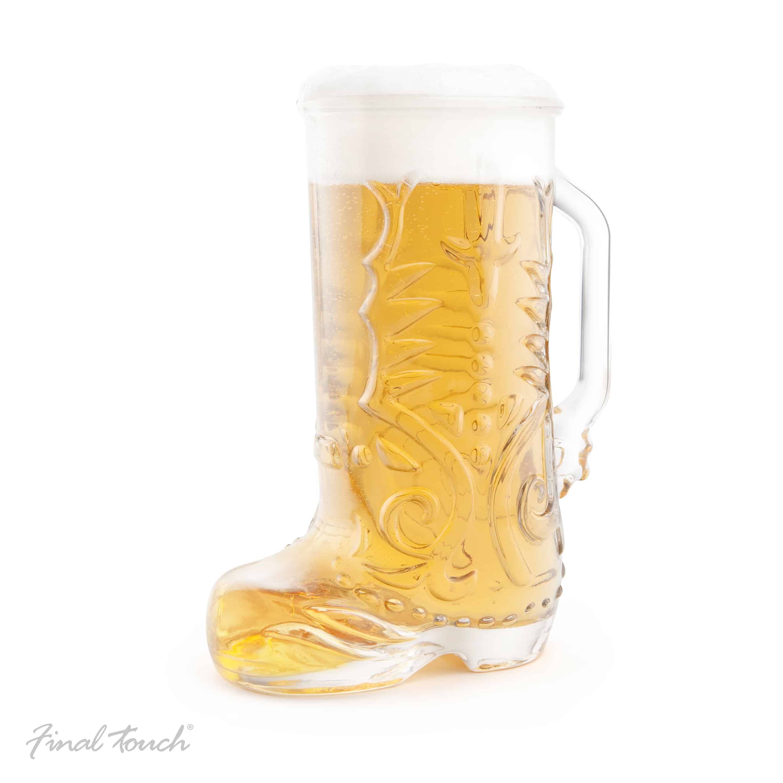 Final Touch Wild West Boot Glass
