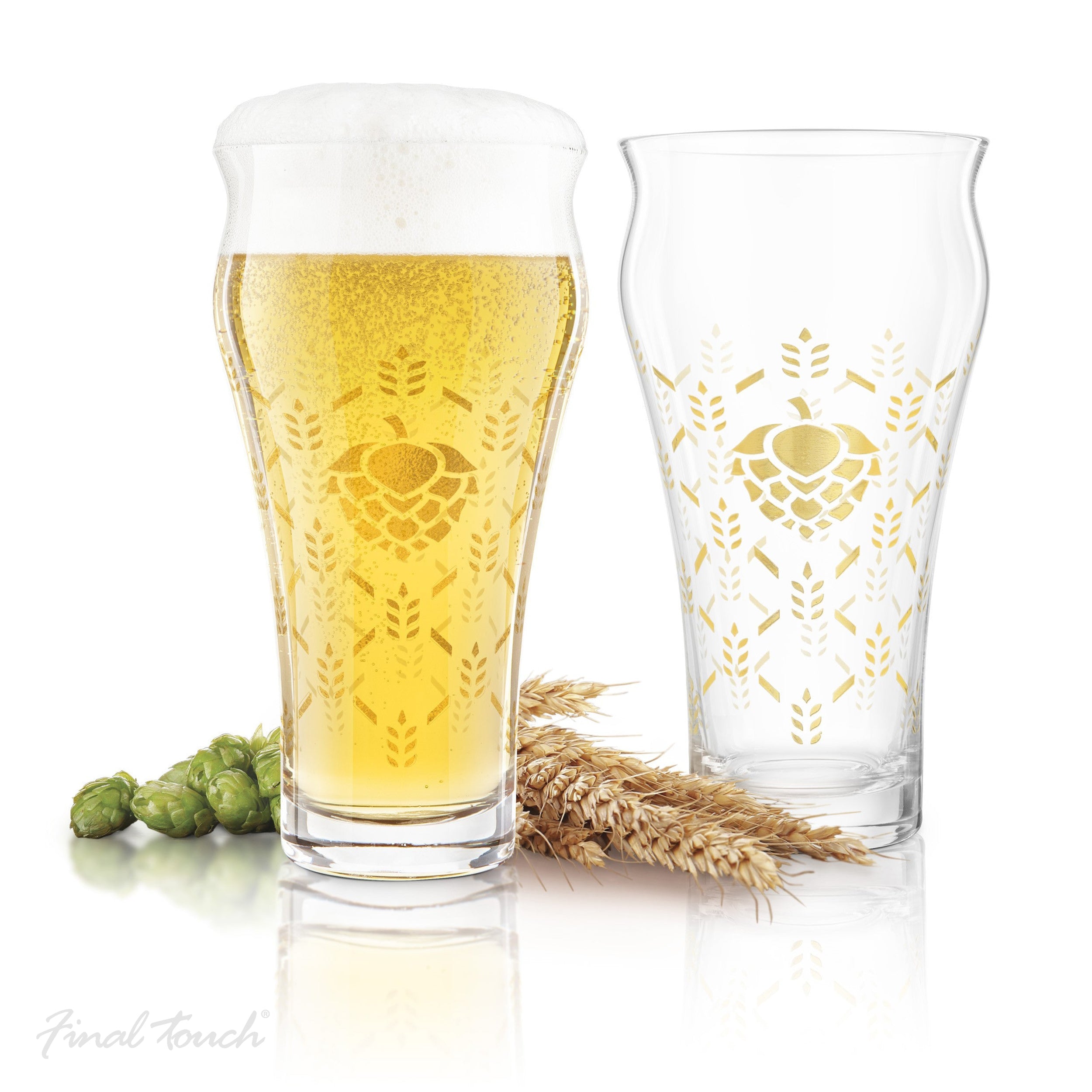 Final Touch Brewhouse Beer Glass – Set Of 4