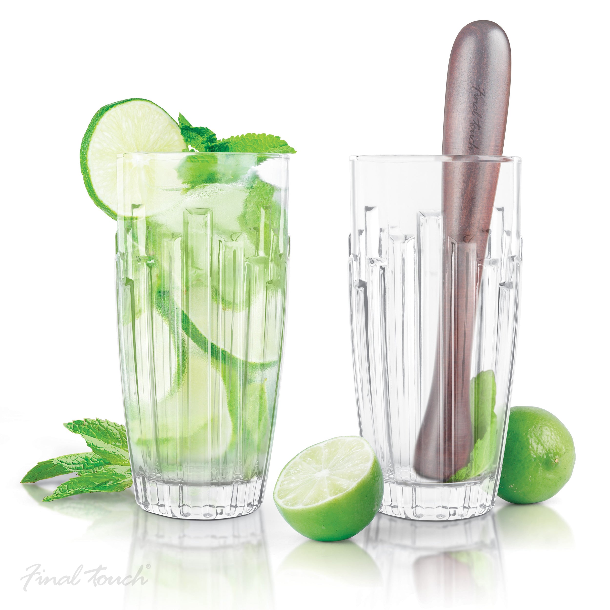Final Touch Metropolis Mojito Glass Set