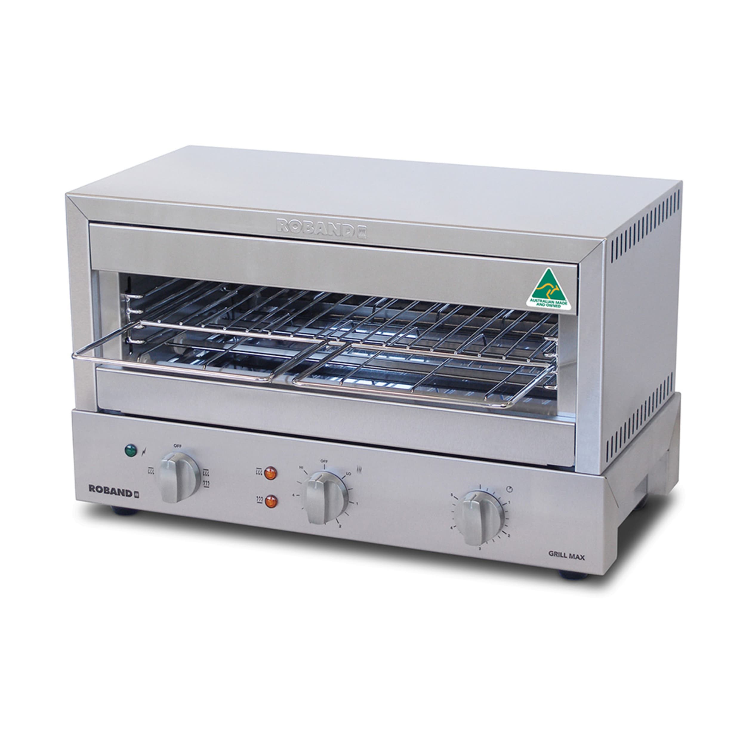 Roband Commercial Grill Max Toaster - Glass Element Model GMX810G