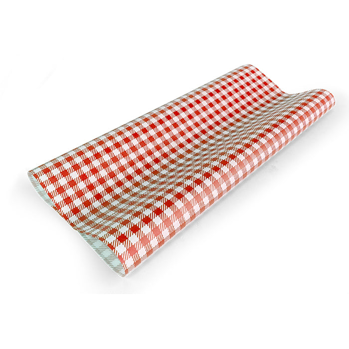 ecoware Greaseproof Paper Gingham Red Large (Pack of 200)