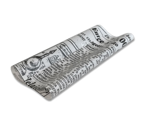ecoware Greaseproof Paper Newsprint Half (Pack of 400)