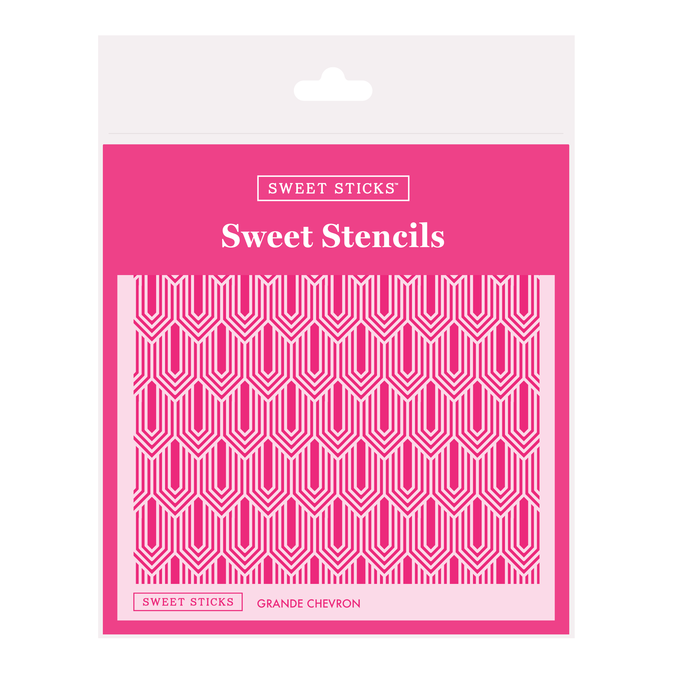 SWEET STICKS Sweet Stencils Assortment Range - Grand Chevron