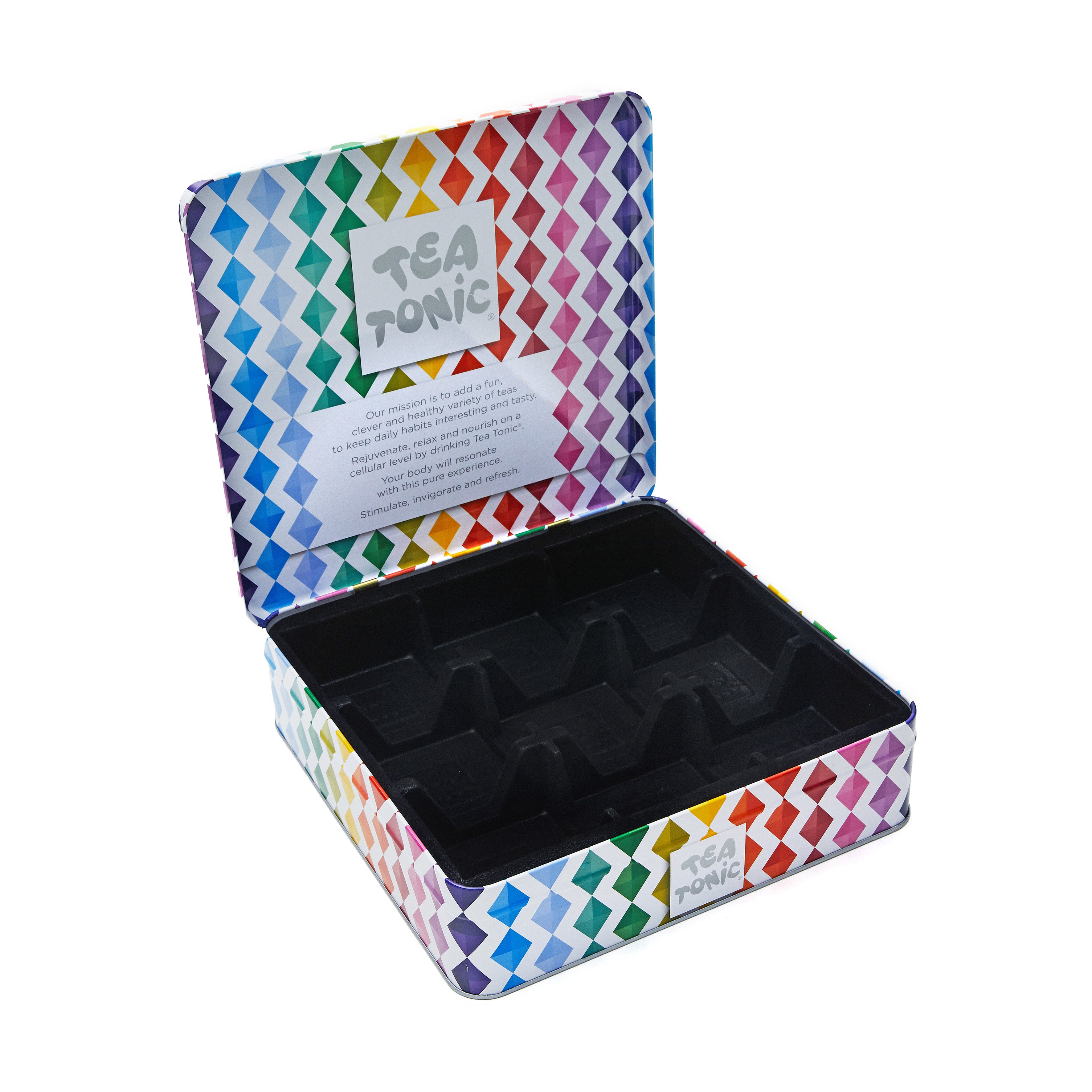 Tea Tonic Grande High Tea Chest - 63 Teabags + Mini Gold Sugar