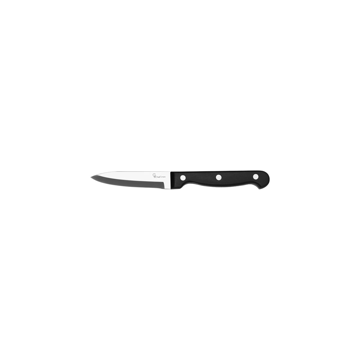 Chef Inox Get Set Paring Knife Black Handle 90mm