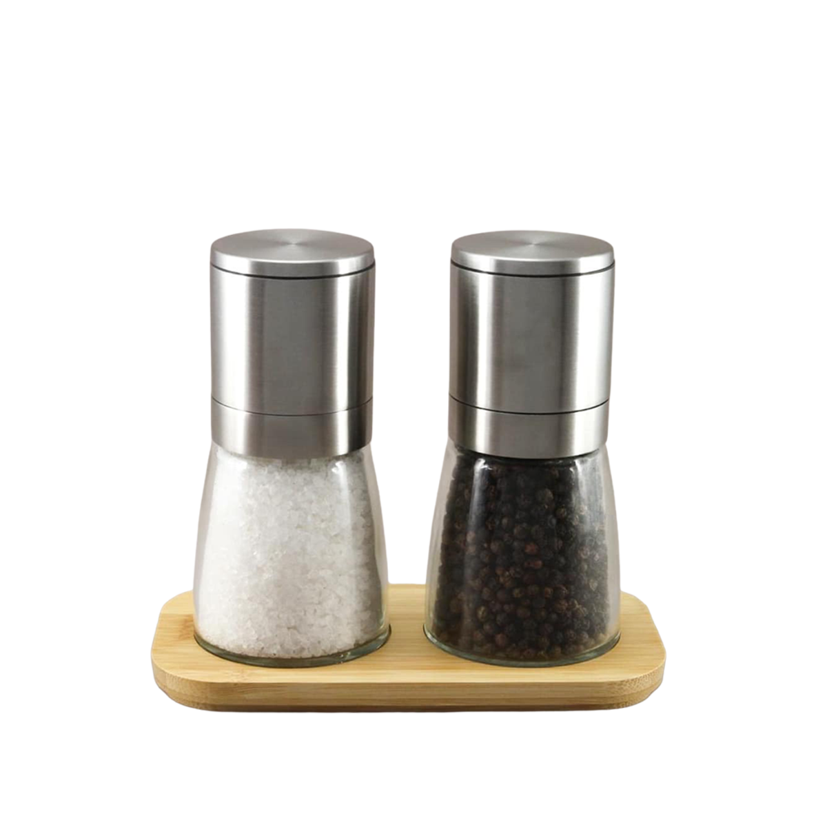 G&S Spirit 3 Piece Upside-Down Mill Set – Black Peppercorn & Australian Sea Salt