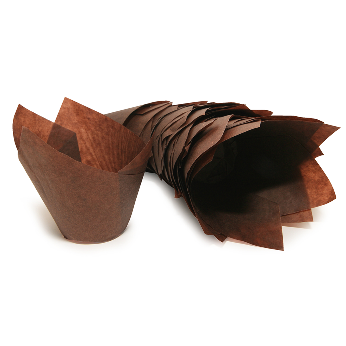 G&S Tulip Bake Cups Pack of 200 - Chocolate