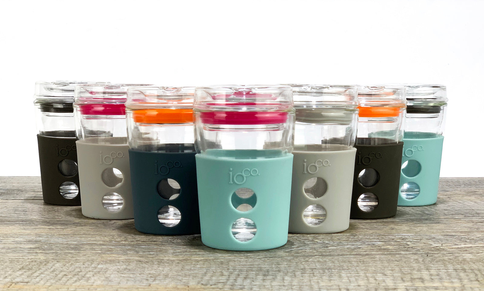 IOco 4oz Piccolo Reusable Glass Coffee Travel Cup - Snow White