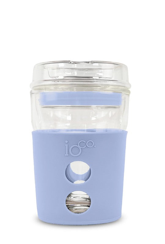IOco 4oz Piccolo Reusable Glass Coffee Travel Cup - Sea Spray