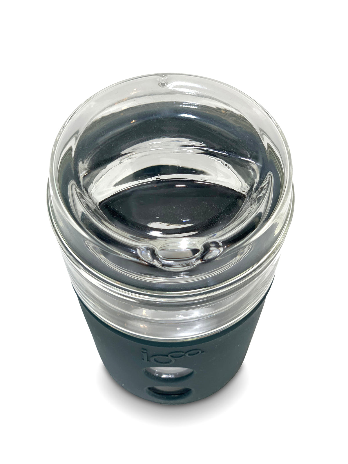 IOco 8oz Reusable Glass Coffee Travel Cup - Denim