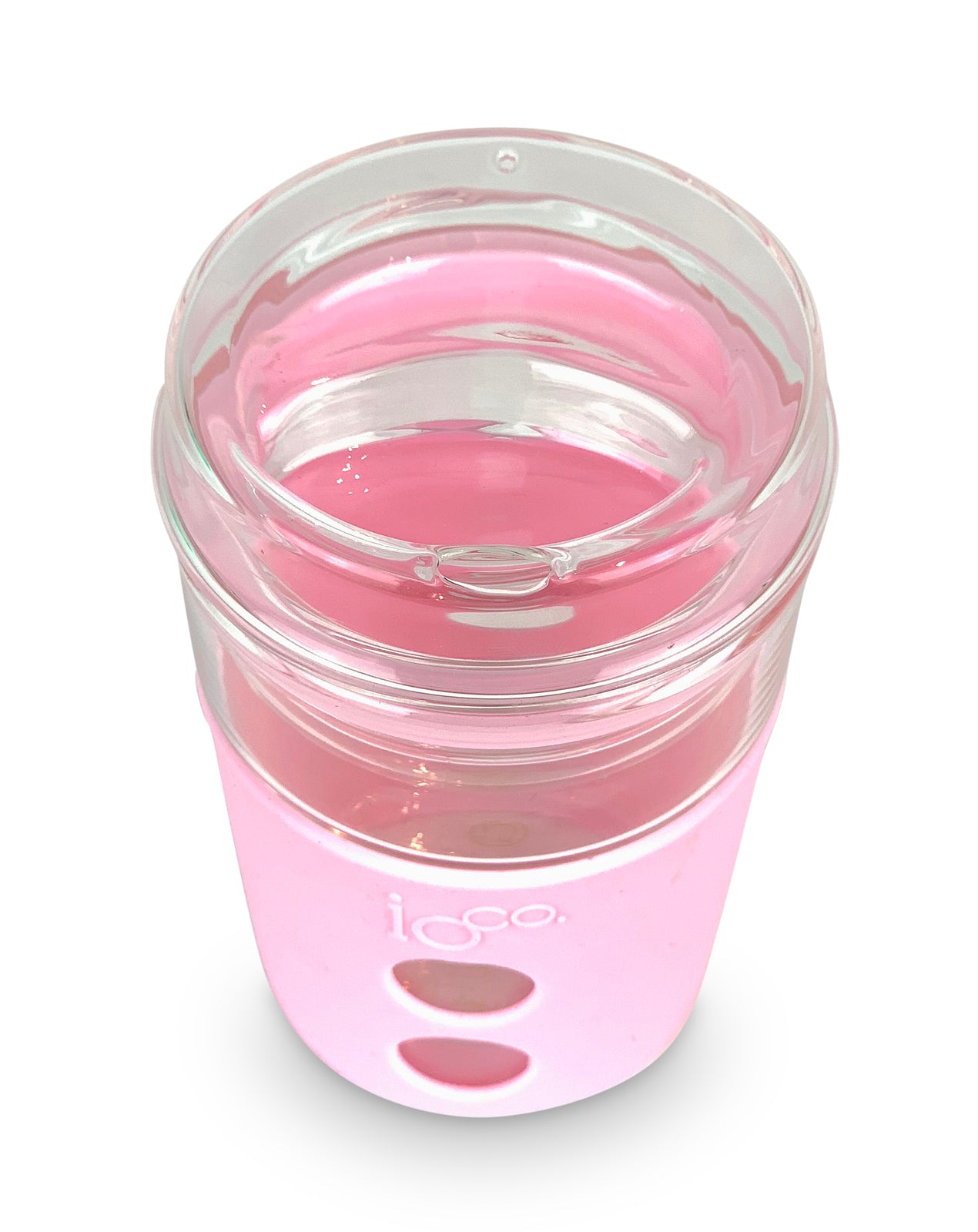 IOco 8oz Reusable Glass Coffee Travel Cup - Sweet Marshmallow