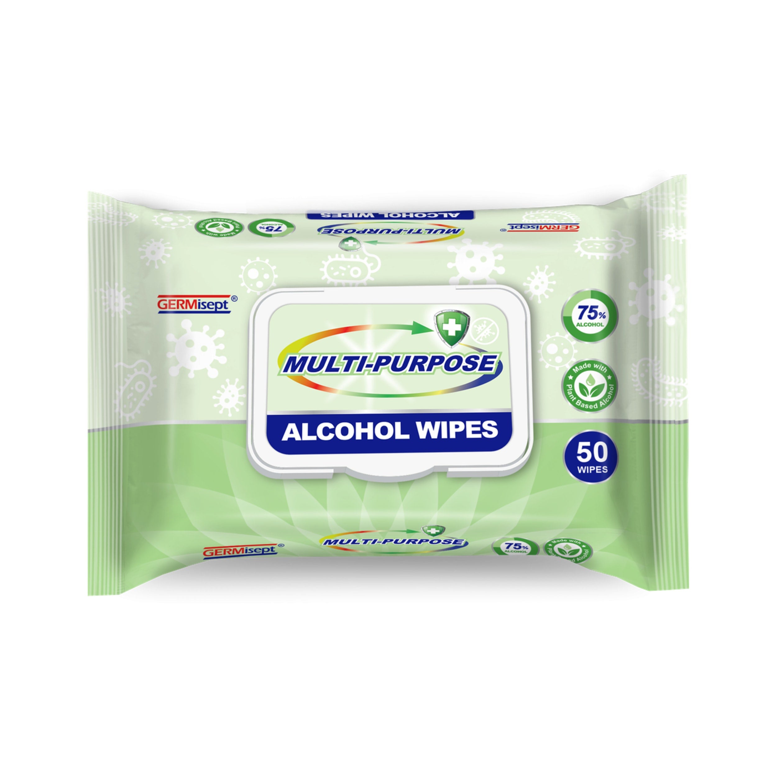 GERMisept Multi-Purpose Alcohol Wipes (Pack of 50)