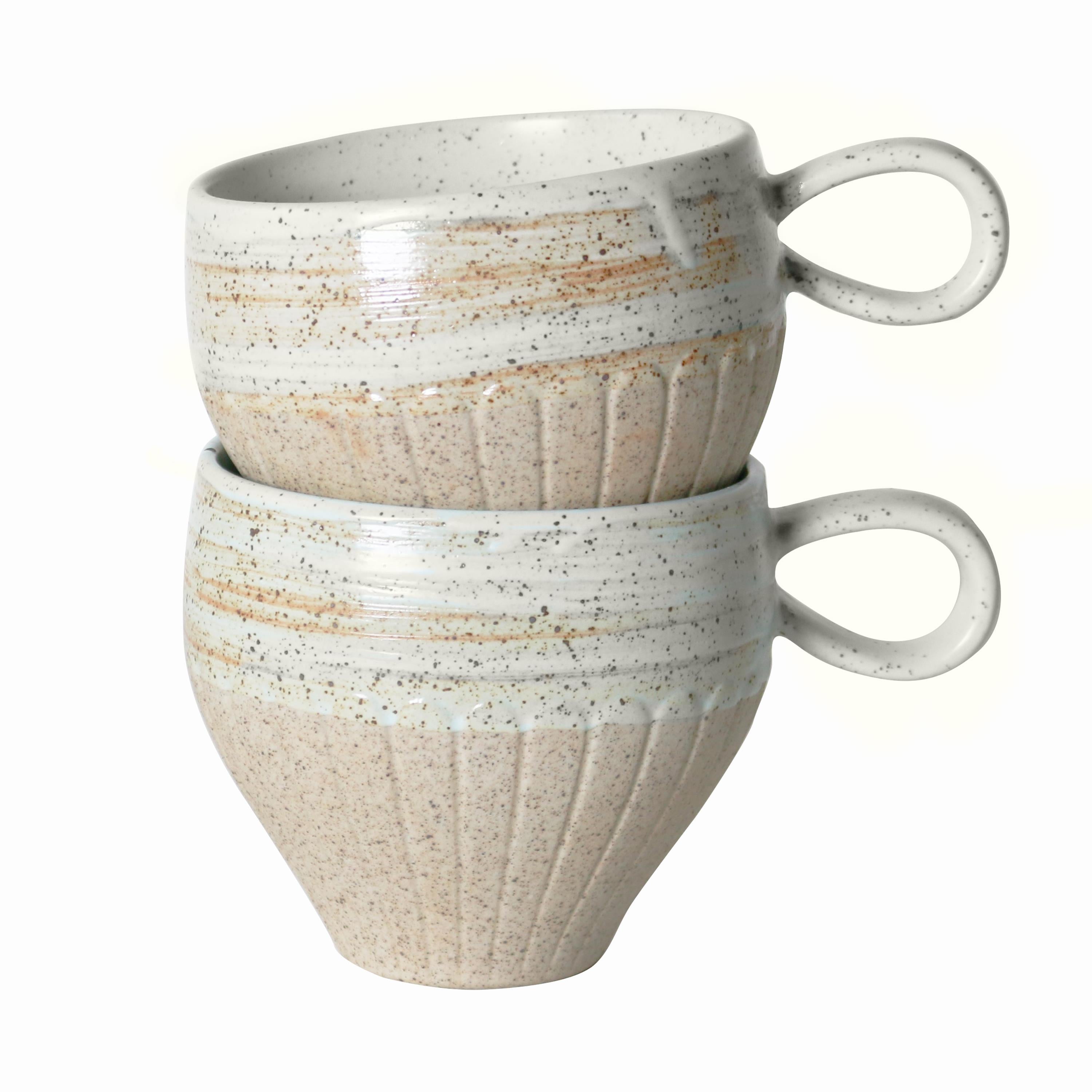 Robert Gordon Ceylon High Tea Mug 2 Pack - White