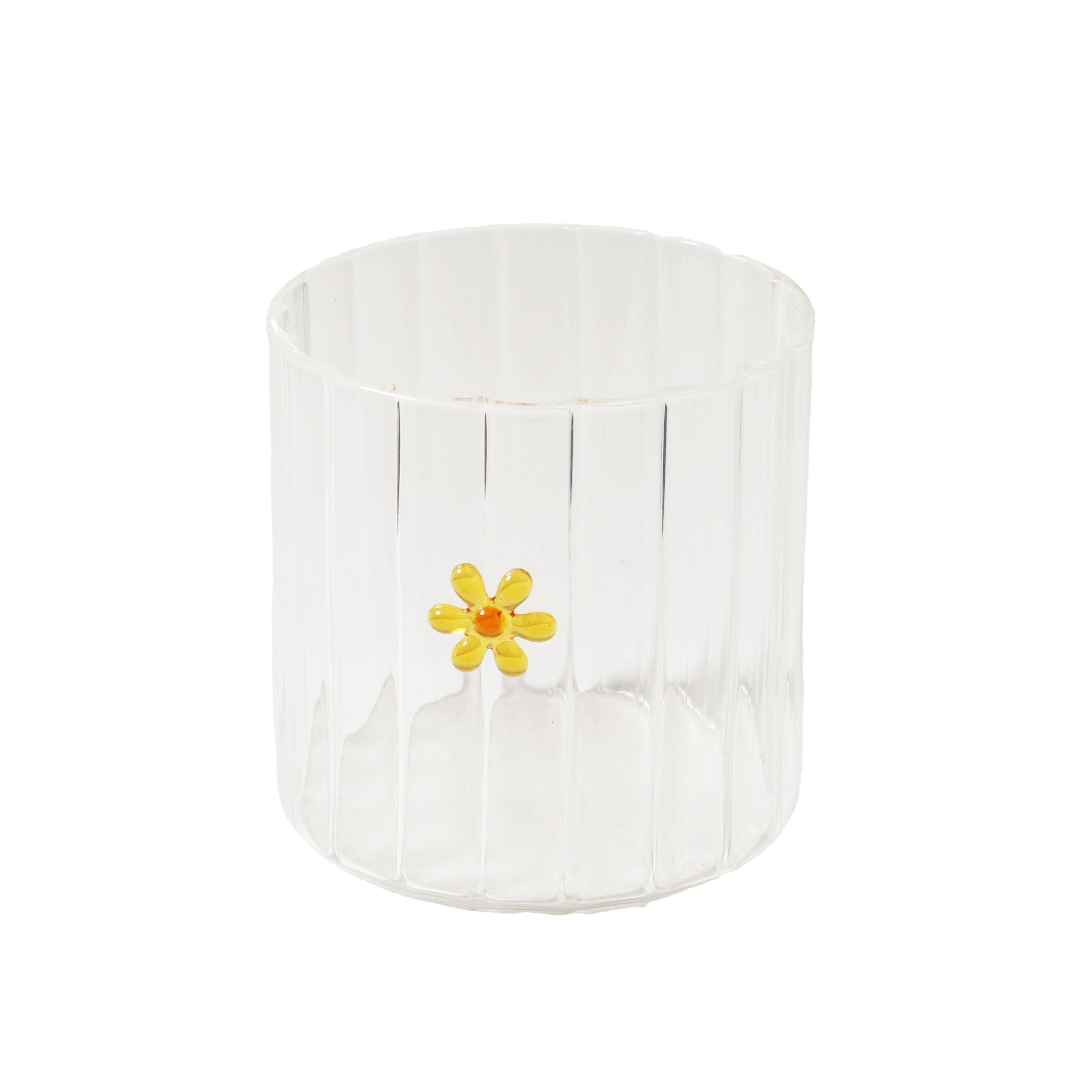 Robert Gordon Haven Glass Tumbler - Flower