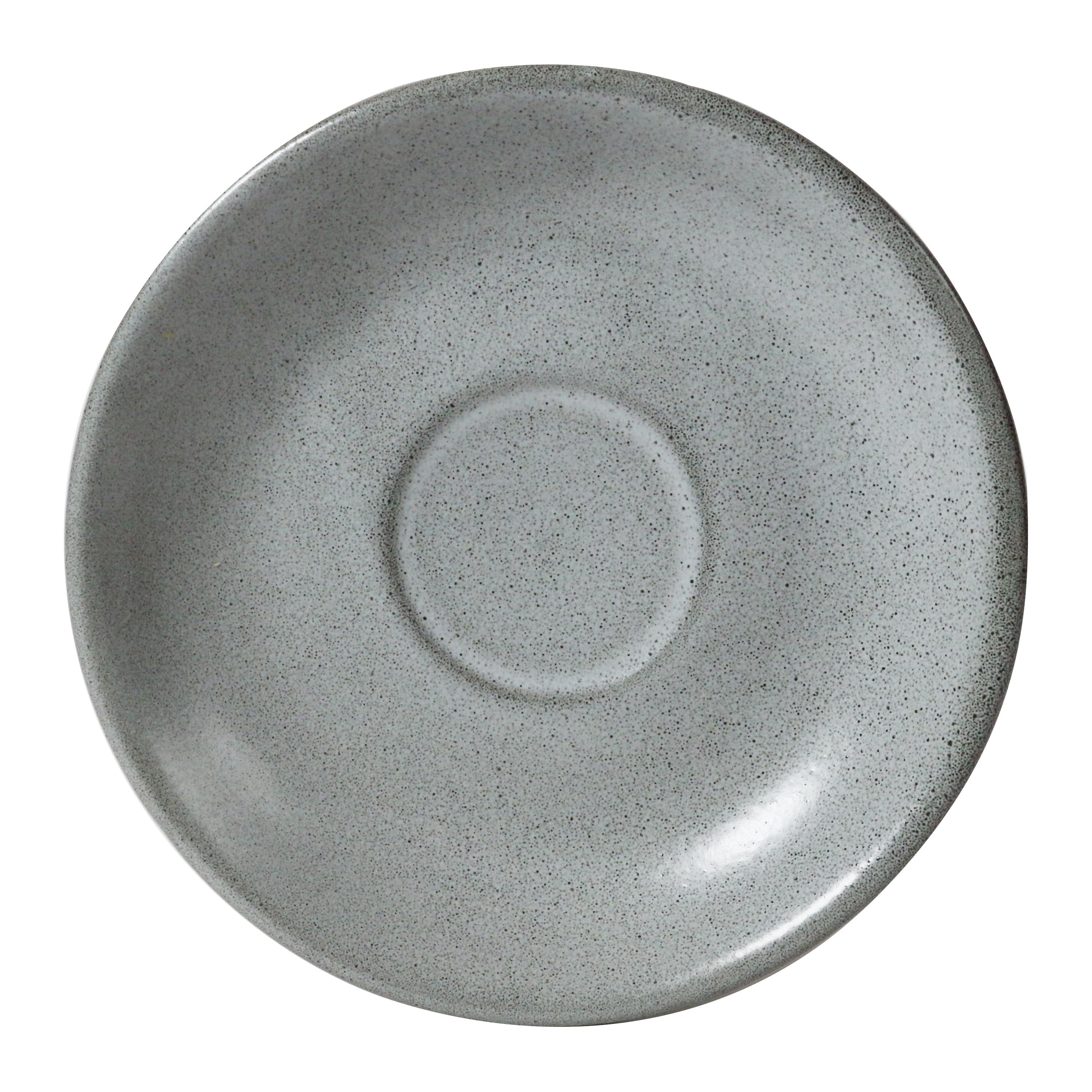 Robert Gordon Potters Collection Saucer to Suit Cappuccino and Mug - Grey Smoke