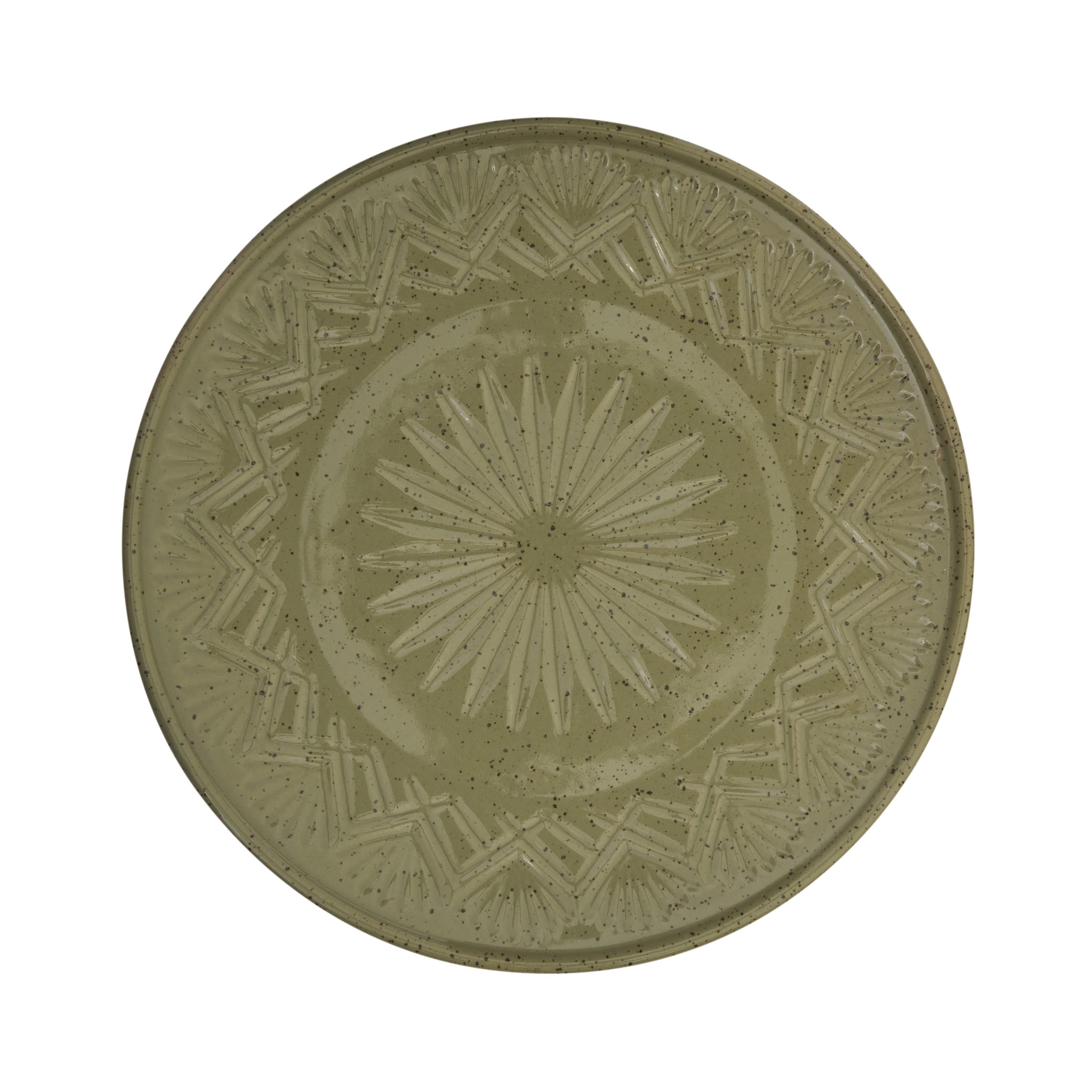 Robert Gordon Hardware Lane Plate 20cm - Peppercorn