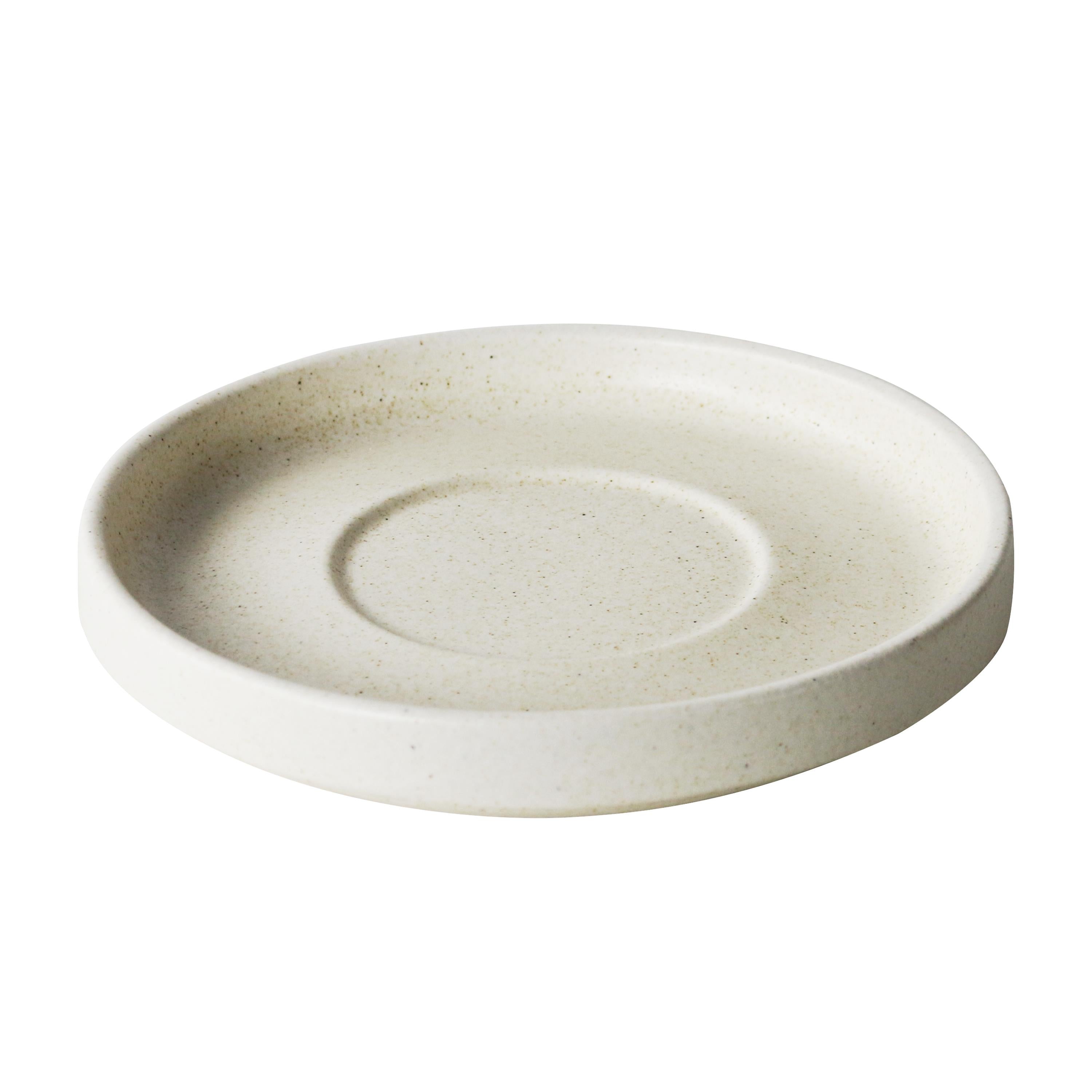 Robert Gordon Platform Round Saucer 15cm - Sand