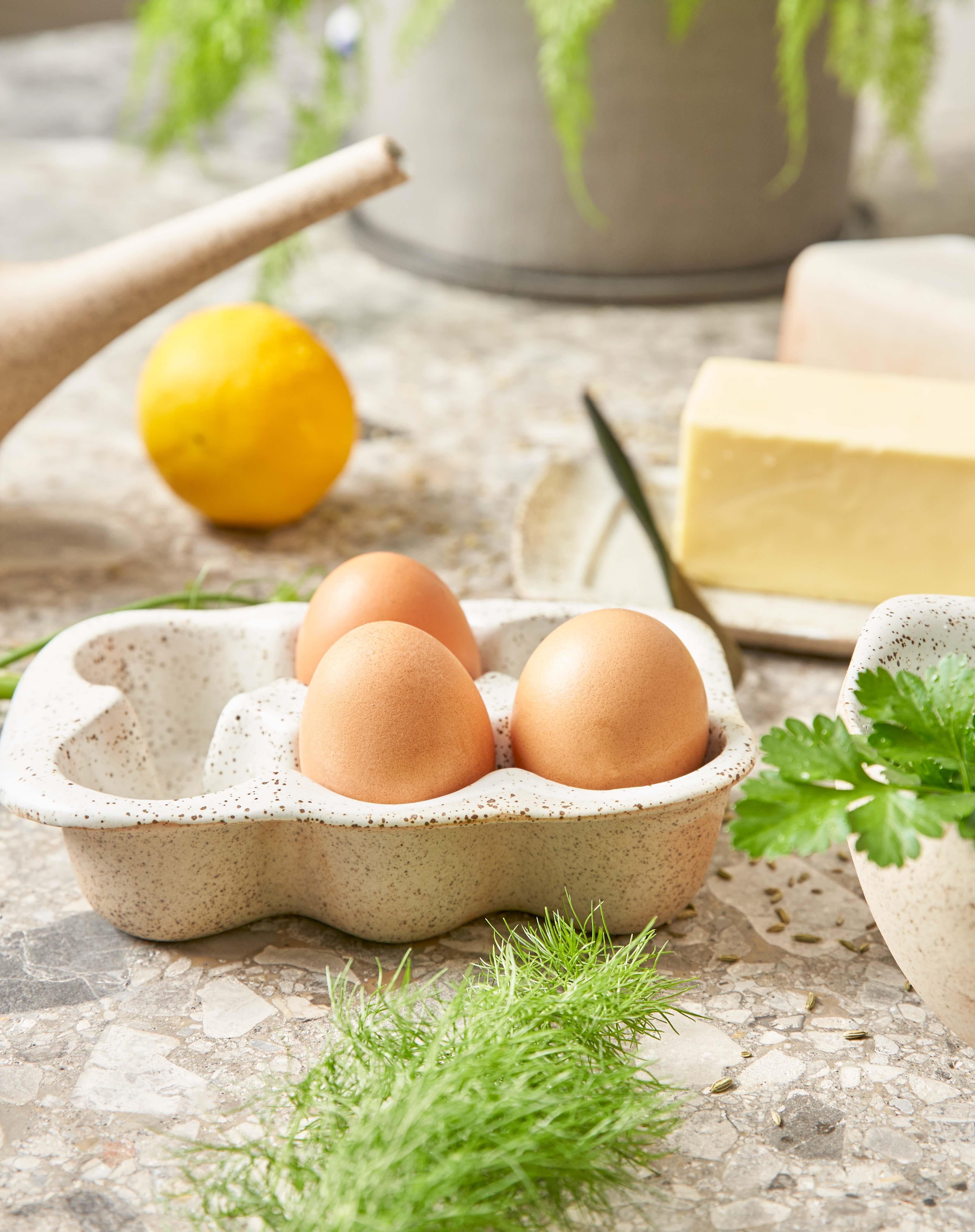 Robert Gordon Garden To Table Egg Crate - 6 Cup White