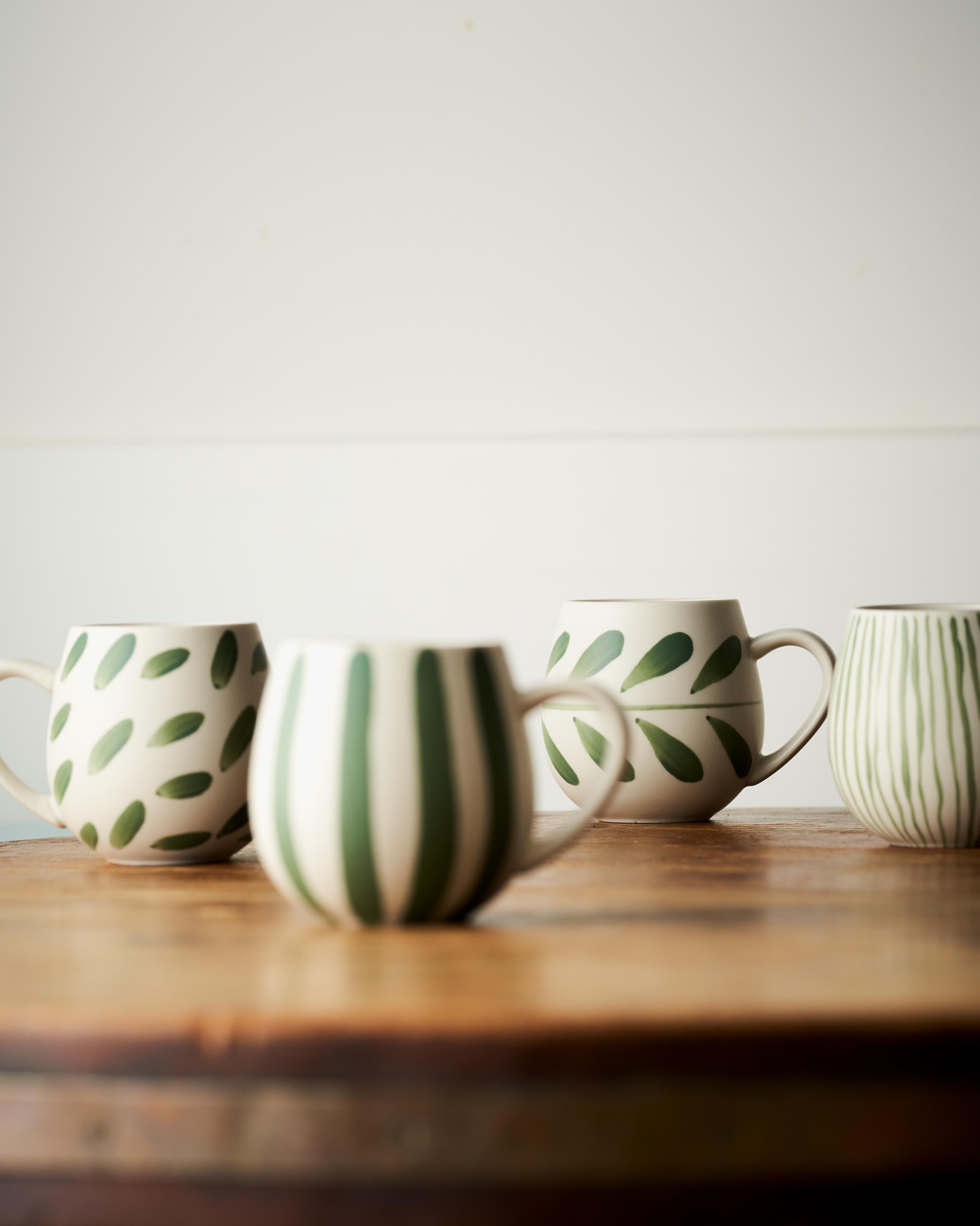 Robert Gordon Hug Me Mugs Mug 4 Pack - Olive Brush