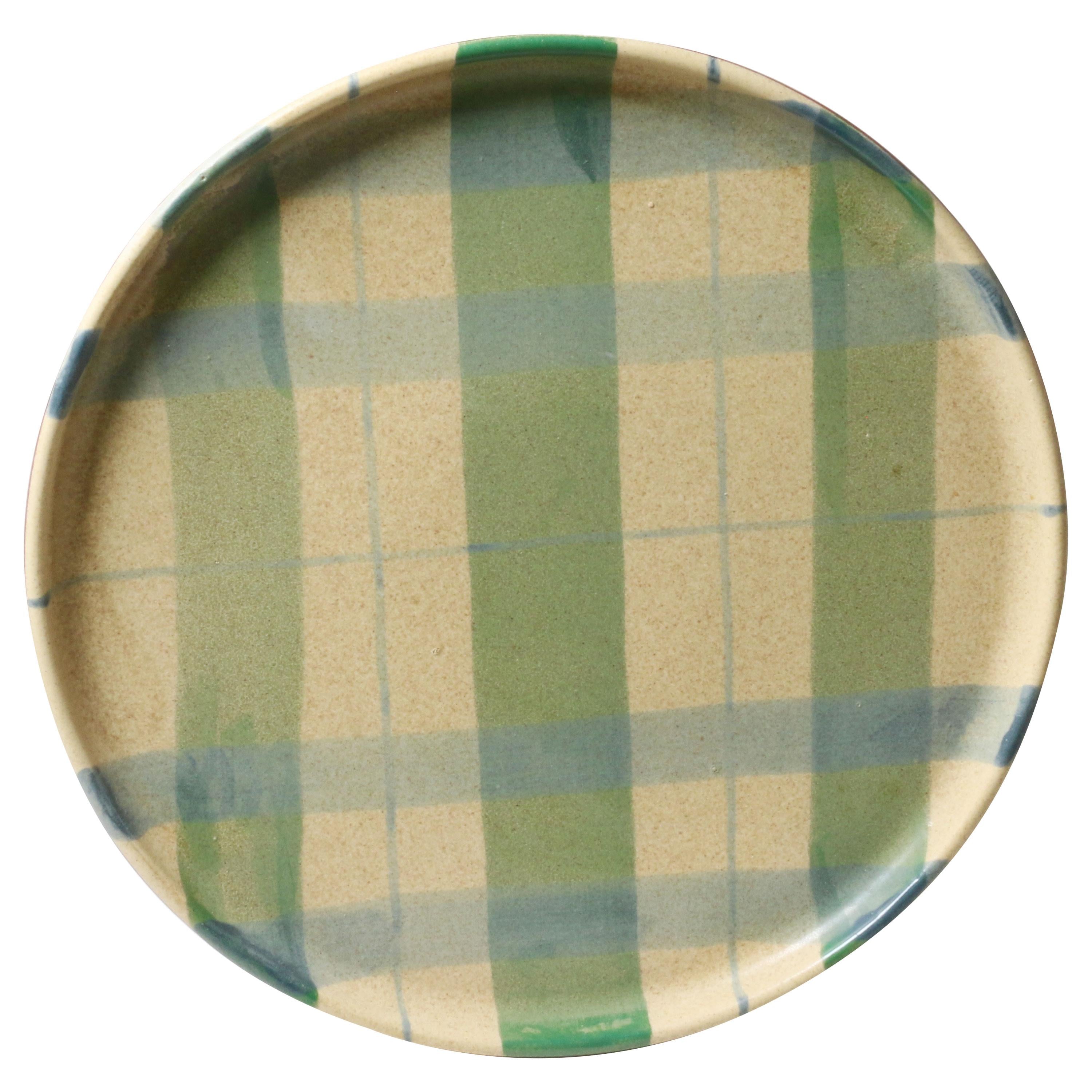 Robert Gordon Cinnamon Christmas Cake Plate - Tartan