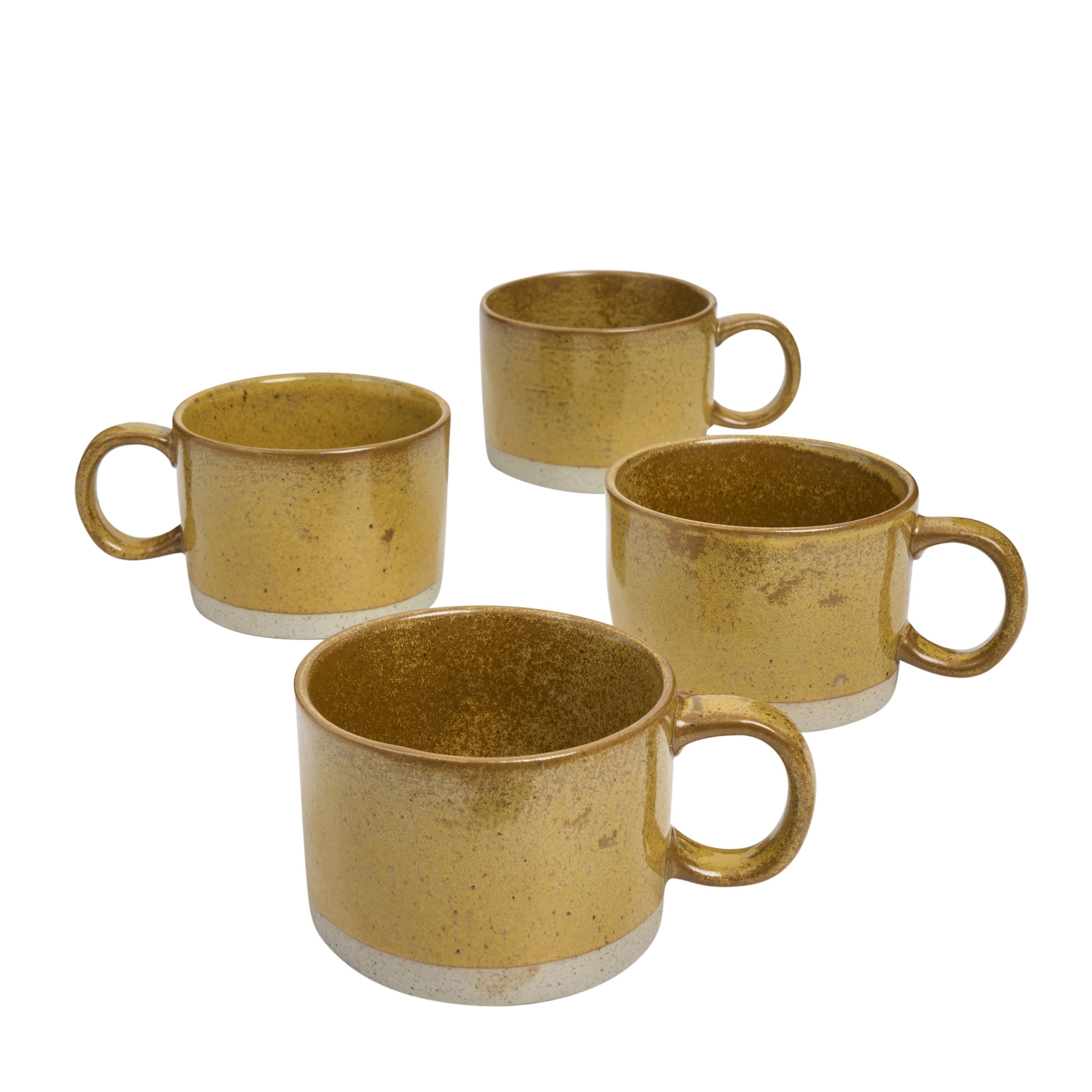 Robert Gordon Mineral Mugs 4 Piece Set - Citrine