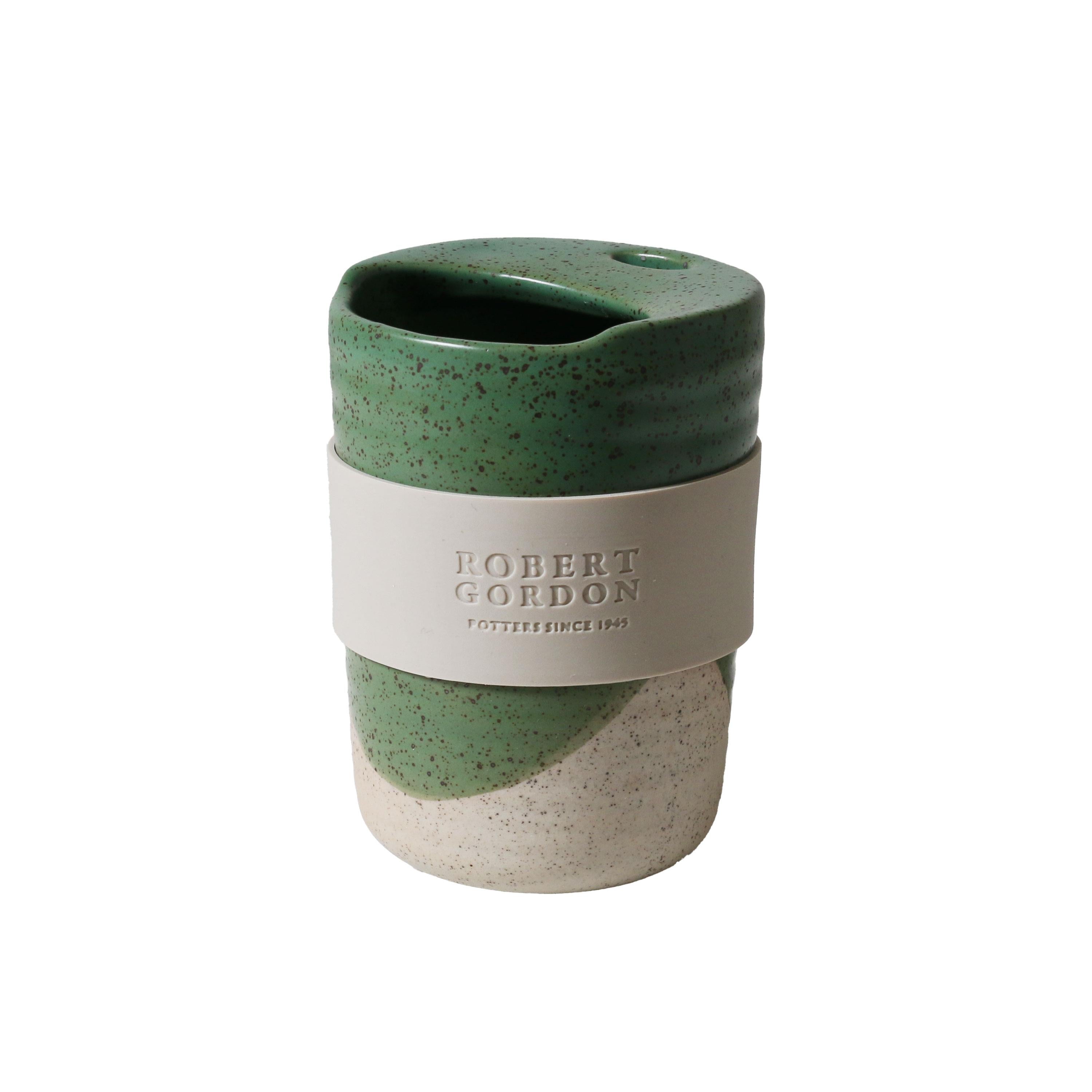 Robert Gordon The Wanderer Travel Cup 350ml Green Dipped with Band