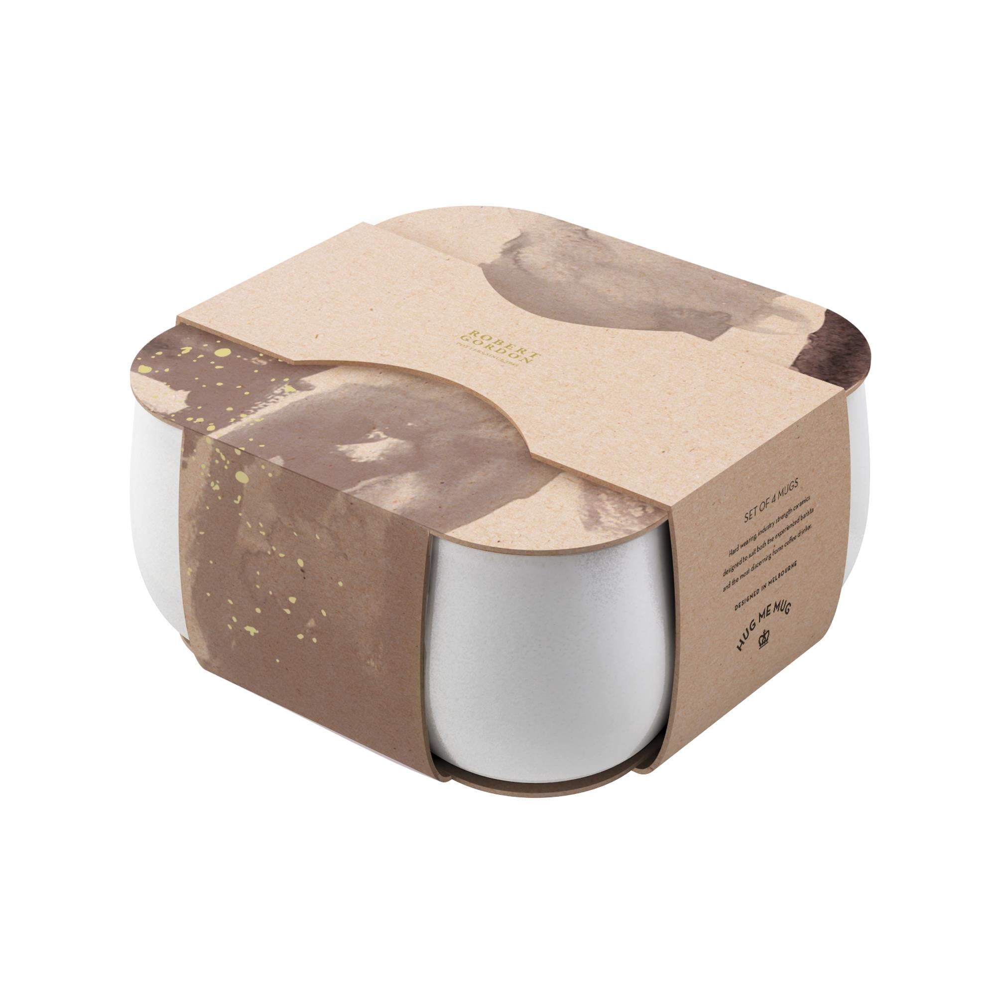 Robert Gordon Hug Me Mugs Mug 4 Pack - Snow