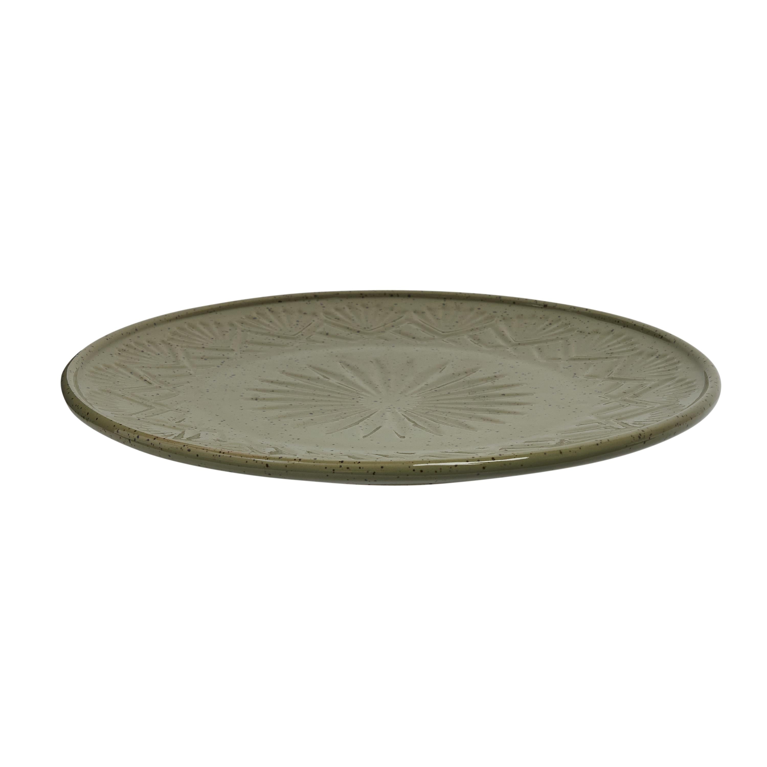 Robert Gordon Hardware Lane Plate 20cm - Peppercorn