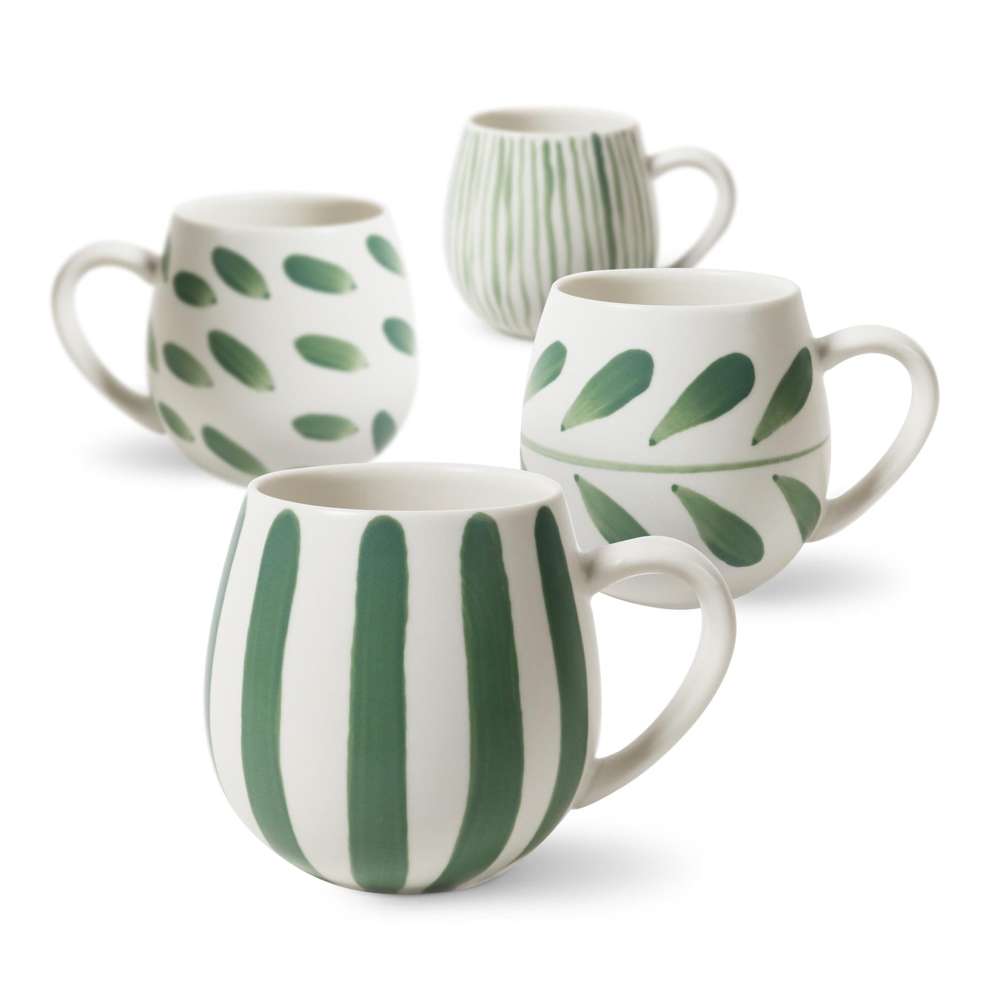Robert Gordon Hug Me Mugs Mug 4 Pack - Olive Brush