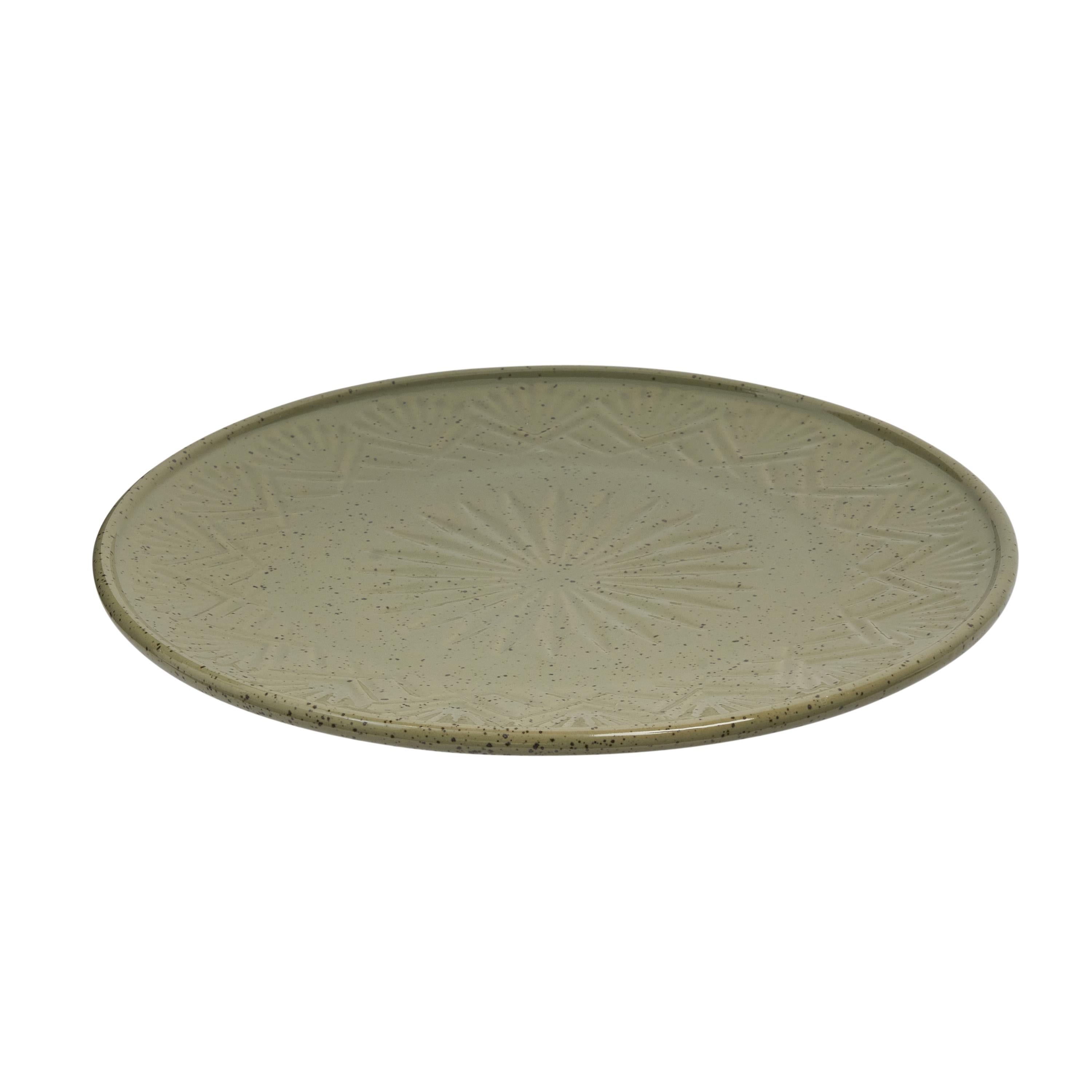 Robert Gordon Hardware Lane Plate 20cm - Peppercorn