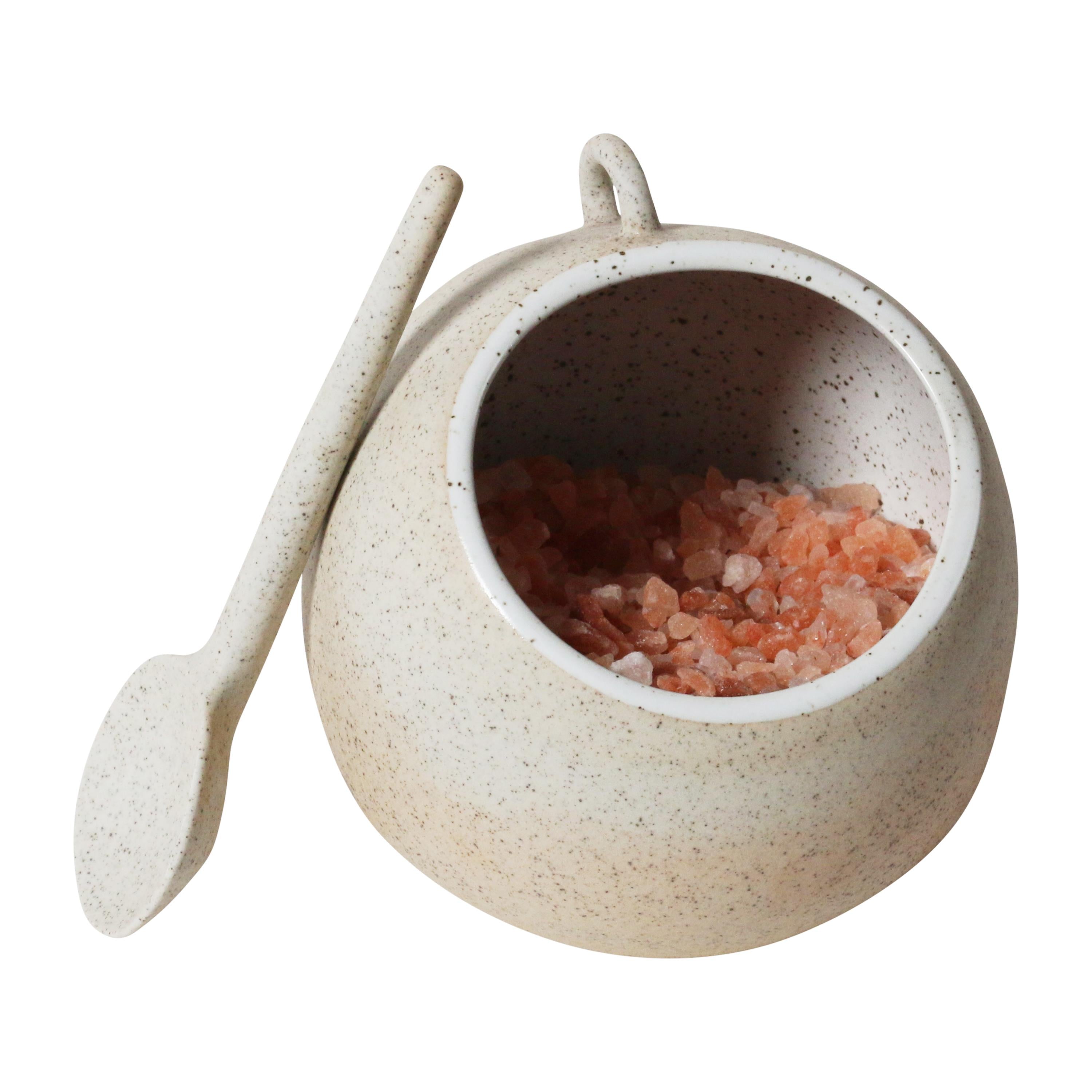Robert Gordon Garden To Table Salt Pig with Spoon