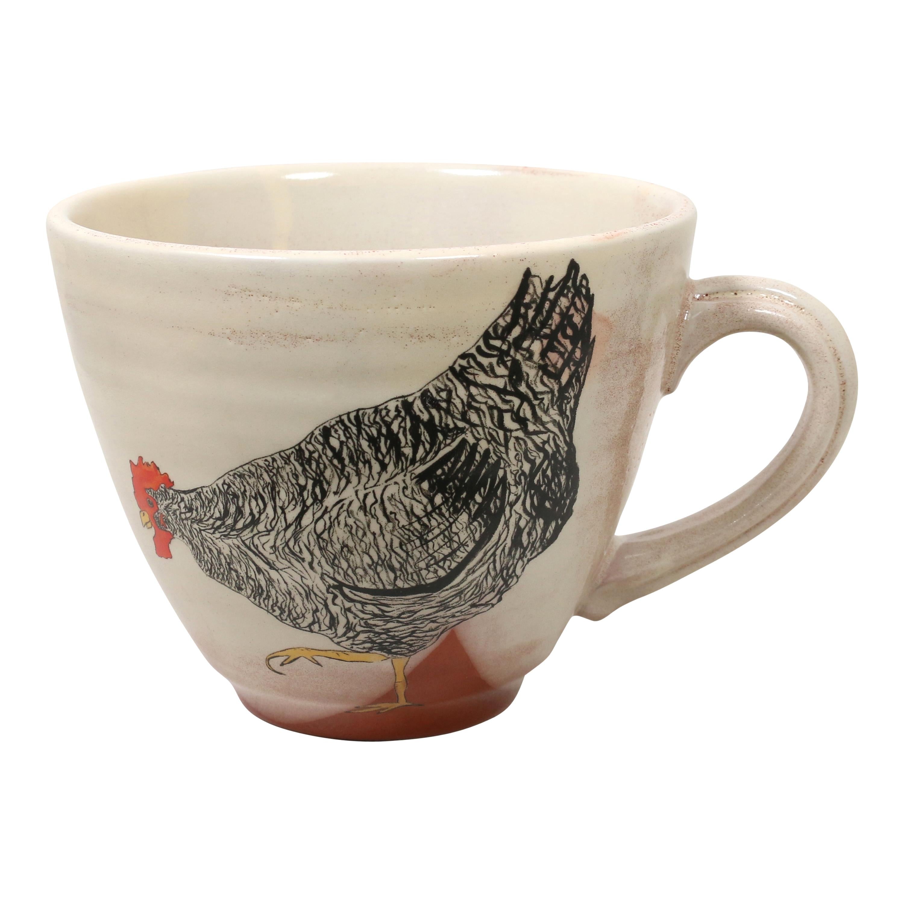 Robert Gordon RGA x Emogen Clark Oversized Mug - Mabel RGA x Chickens