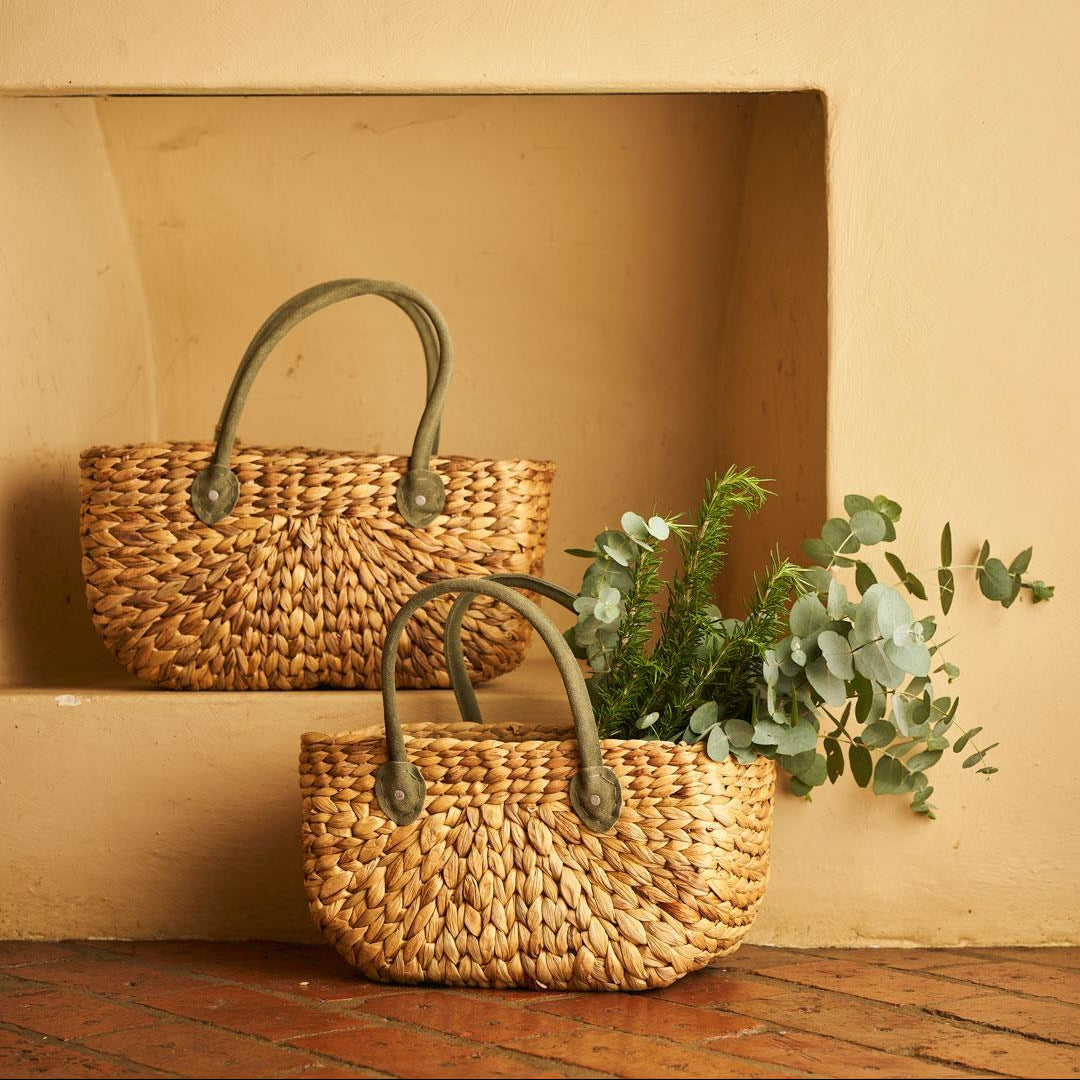 Robert Gordon Harvest Baskets Forest Green (Set of 2)