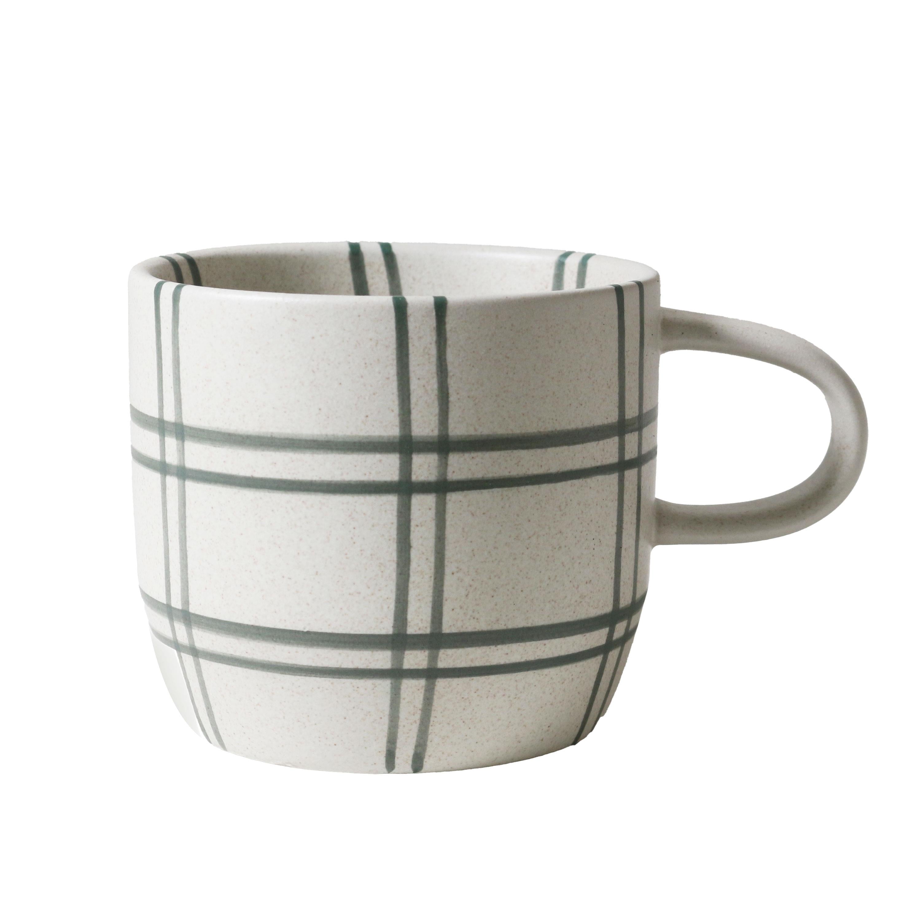 Robert Gordon Cat's Pyjamas Mug Single - Green Linear
