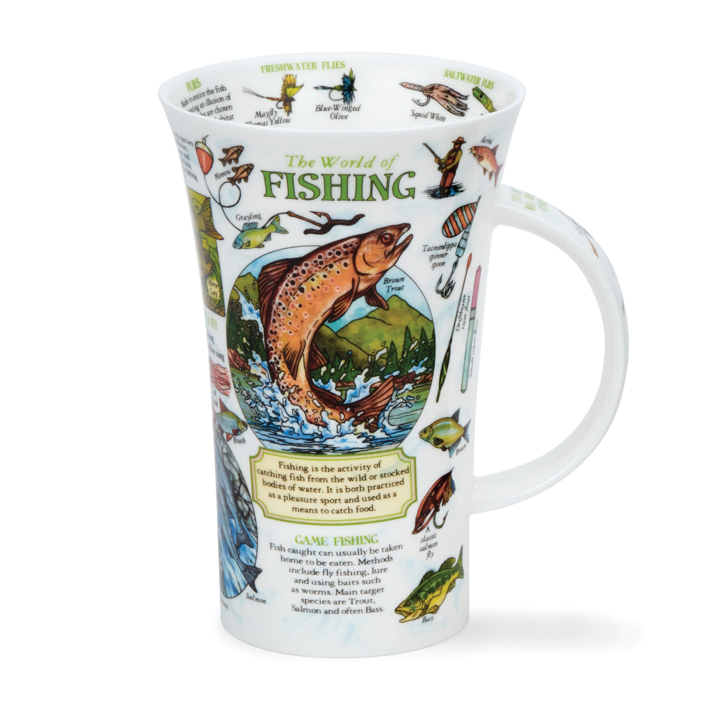 Dunoon Glencoe World of Fishing Mug 500ml