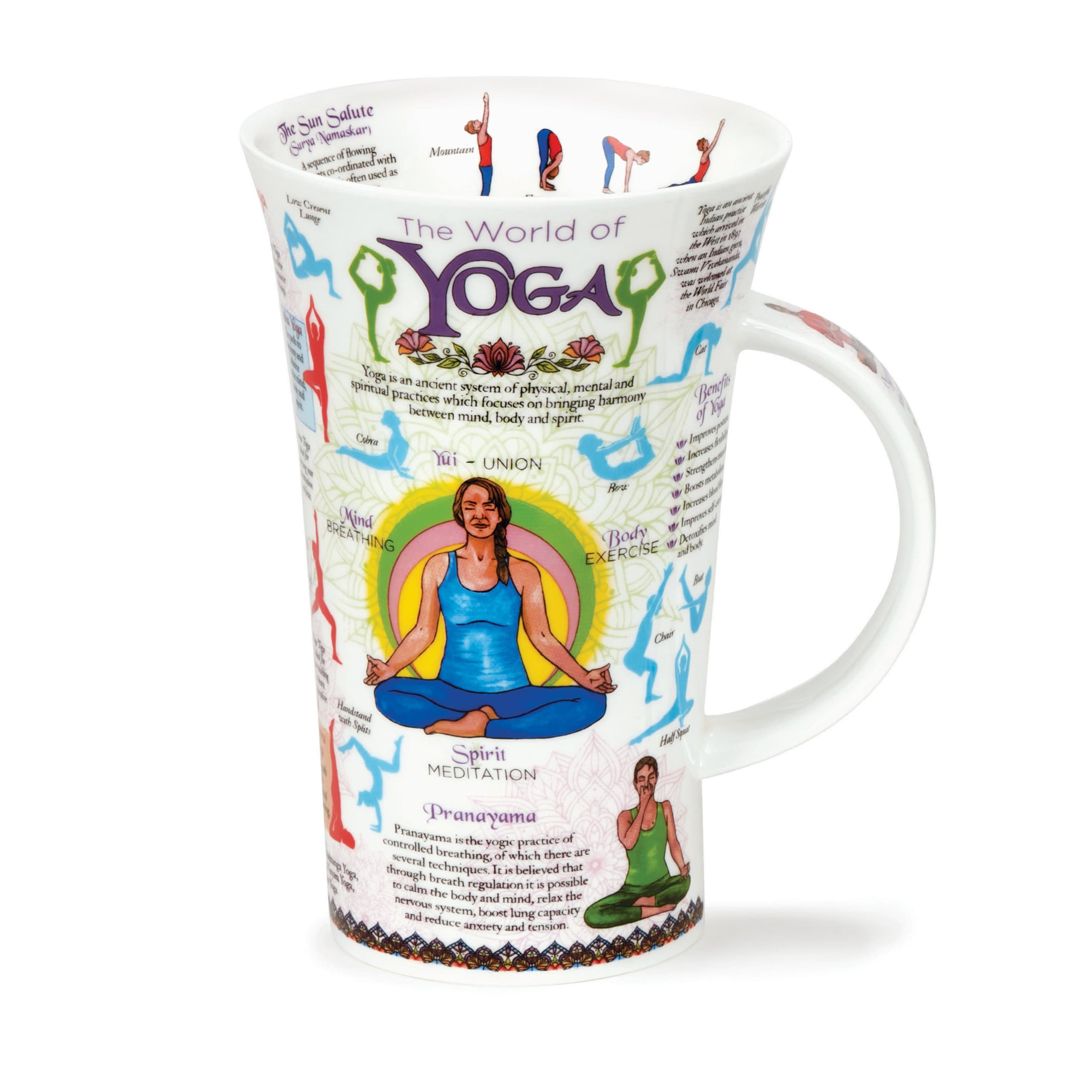 Dunoon Glencoe World of Yoga Mug 500ml