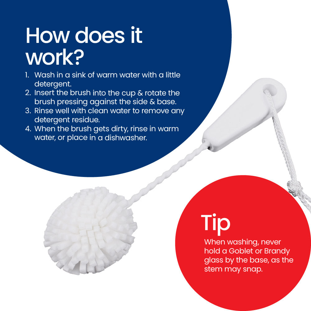 Goblet & Brandy Washing Brush