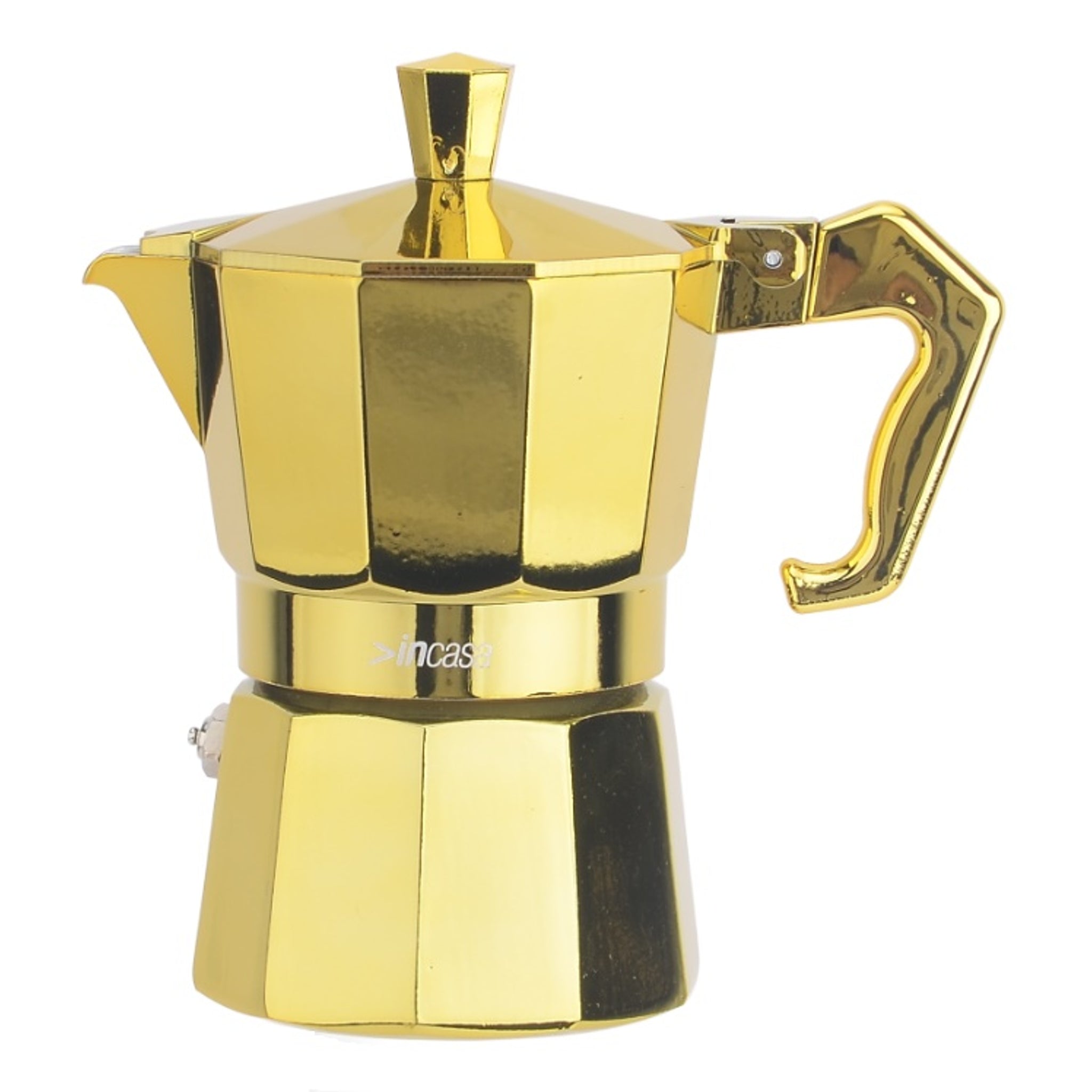 Incasa Gold Electro Plated Alloy Coffee Percolator