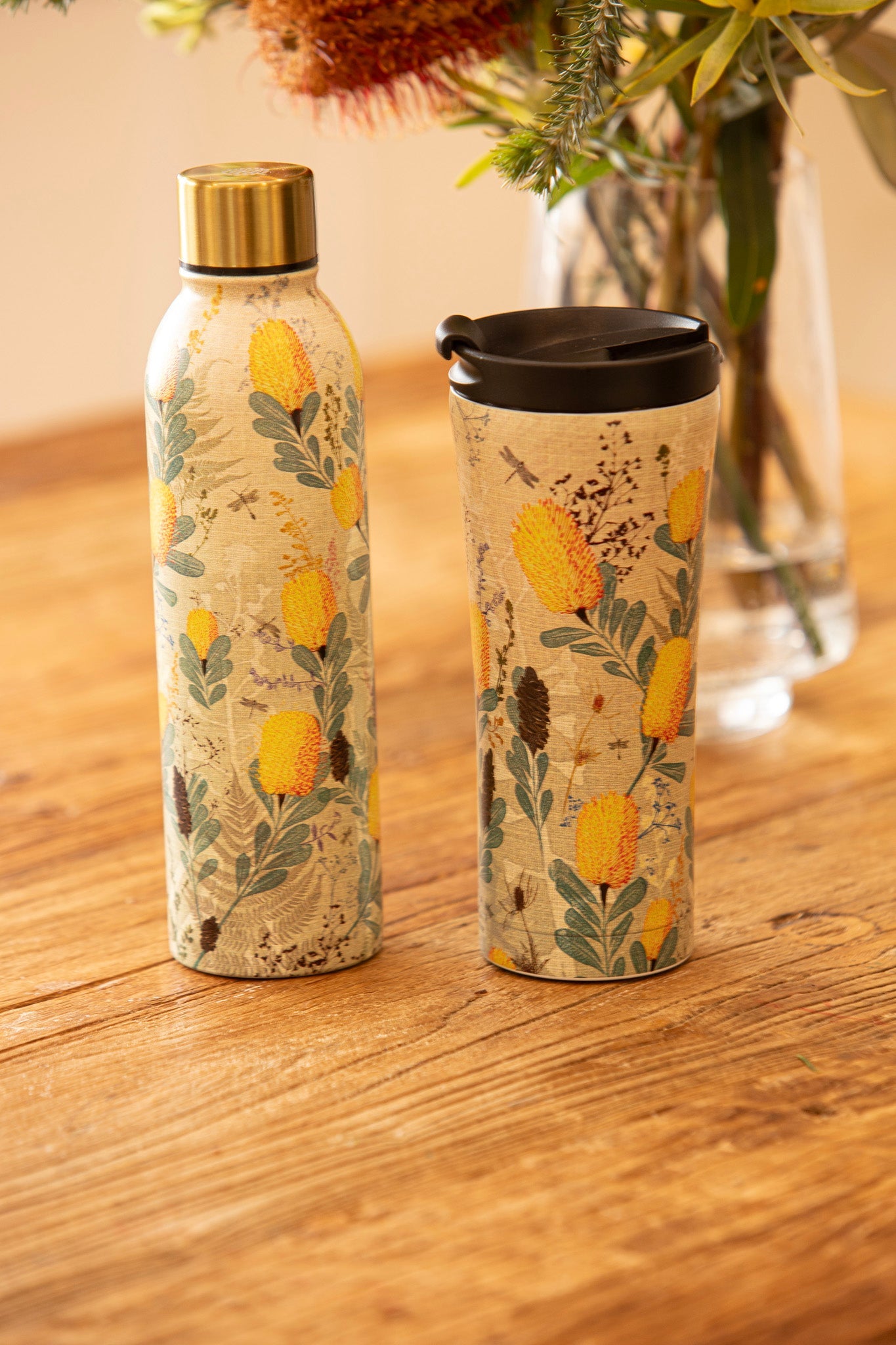 Ashdene Golden Banksia Travel Mug