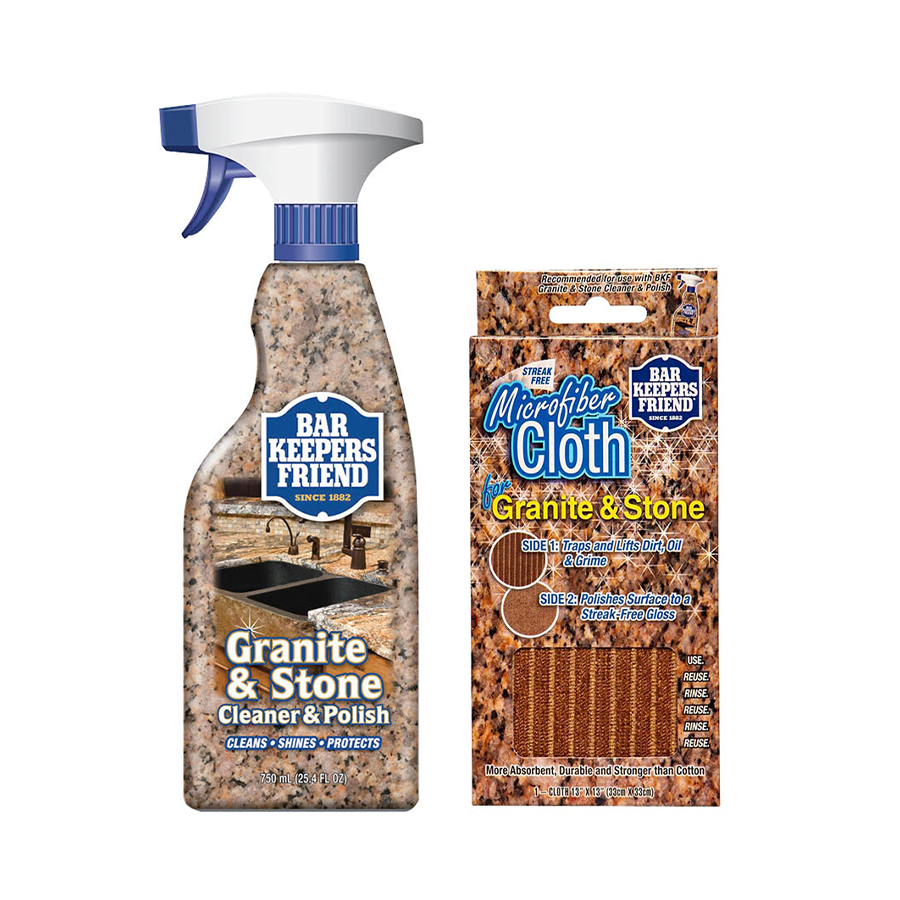 Bar Keepers Friend Stone Surface Cleaning Kit