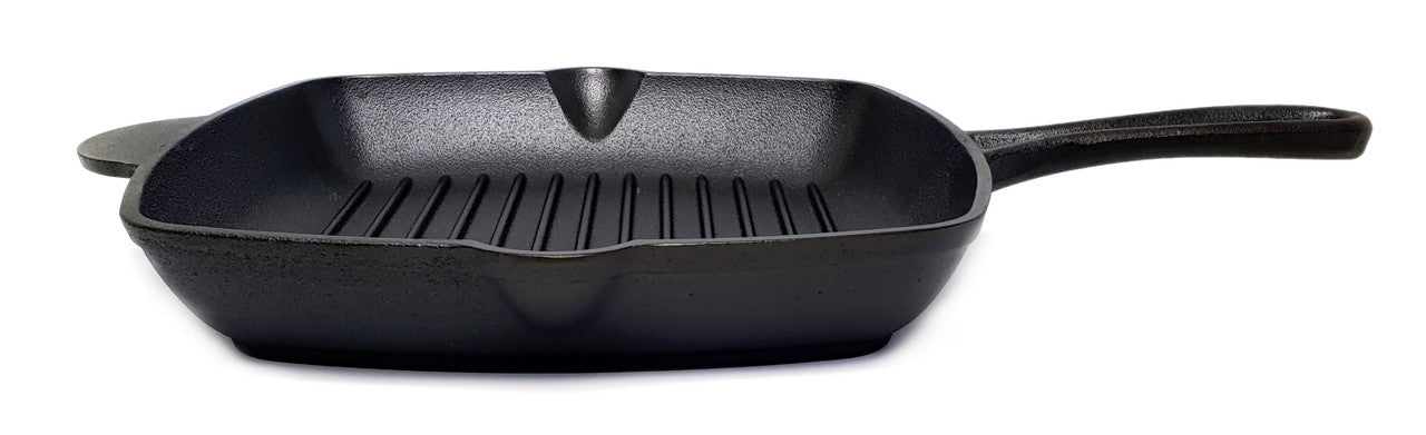 Classica 26cm Pre-Seasoned Cast Iron Square Grill