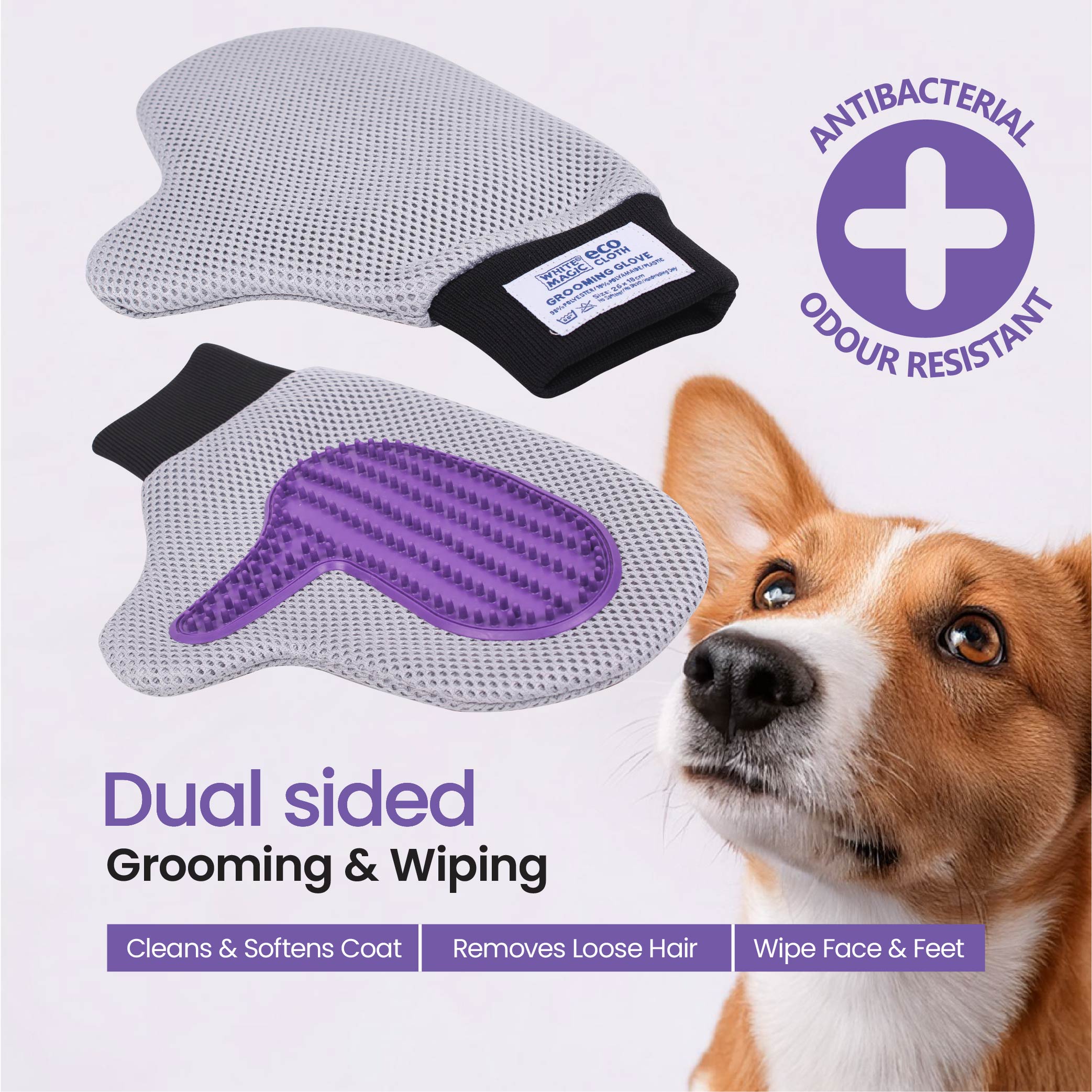Eco Cloth Grooming Glove