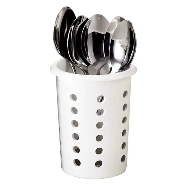 KH Classik Chef Plastic Cutlery Cylinder White