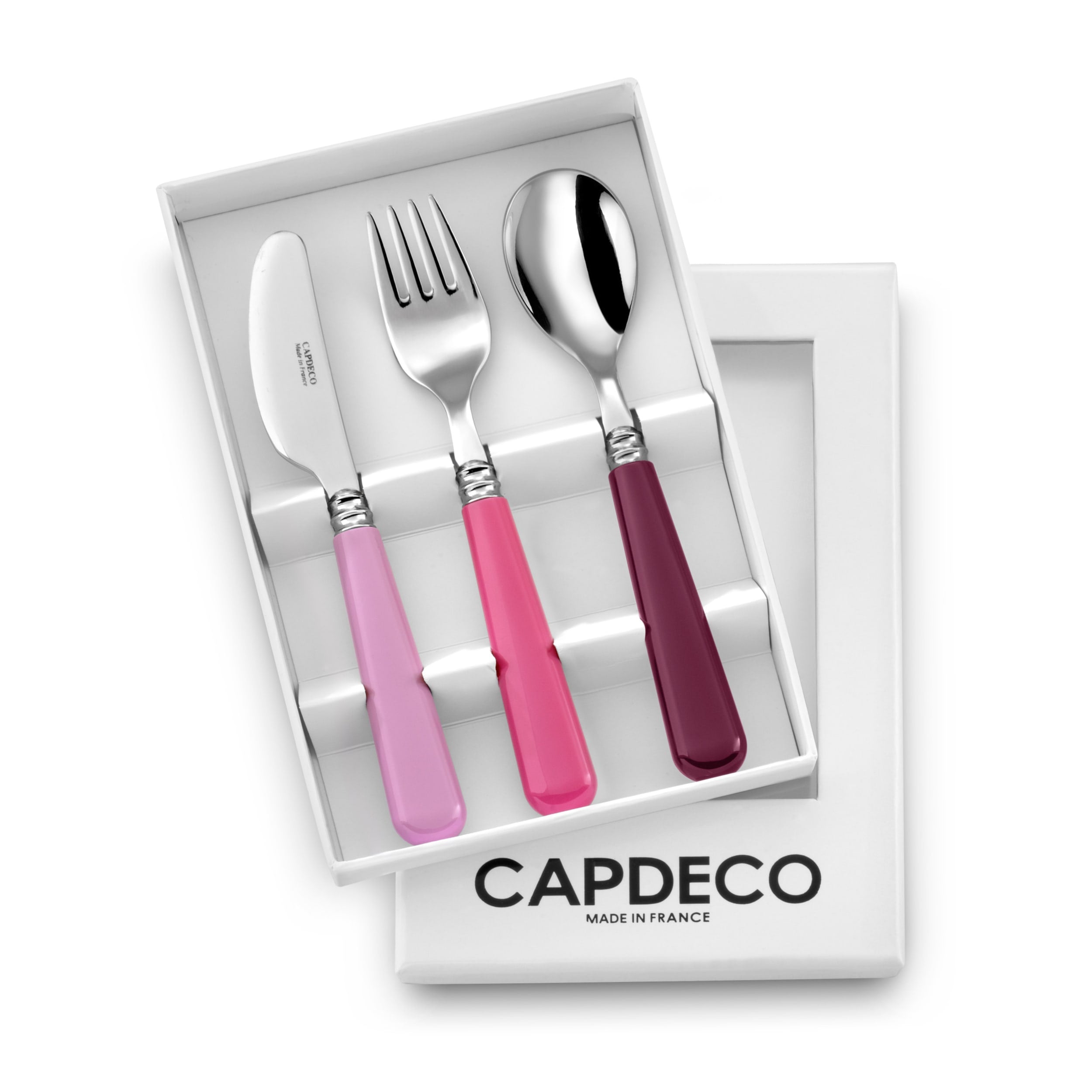 Capdeco Helios Children's Cutlery 3 Piece Set Pink